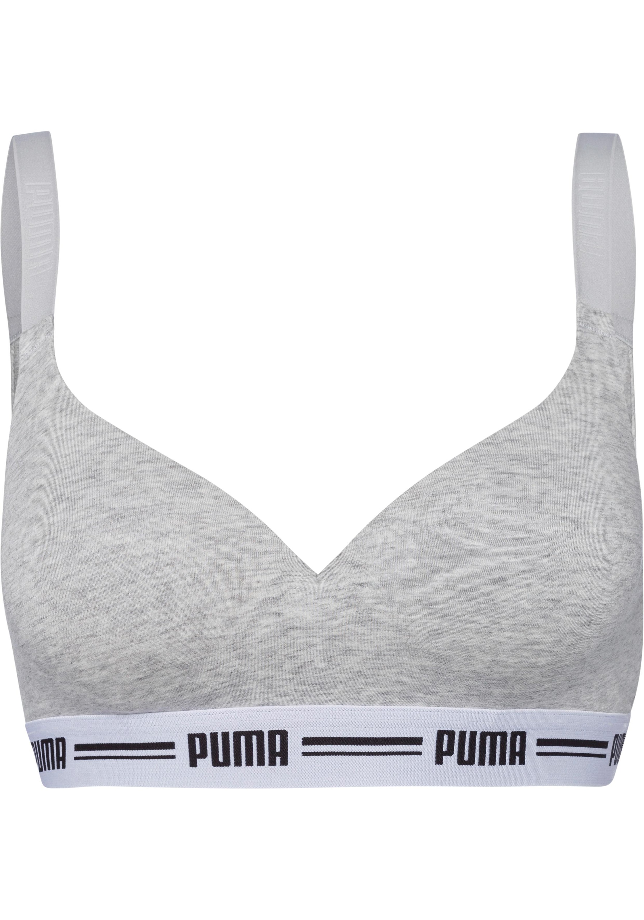 PUMA Bügelloser BH »PUMA WOMEN PADDED TOP 1P HANG«, mit leicht gepaddeten Cups