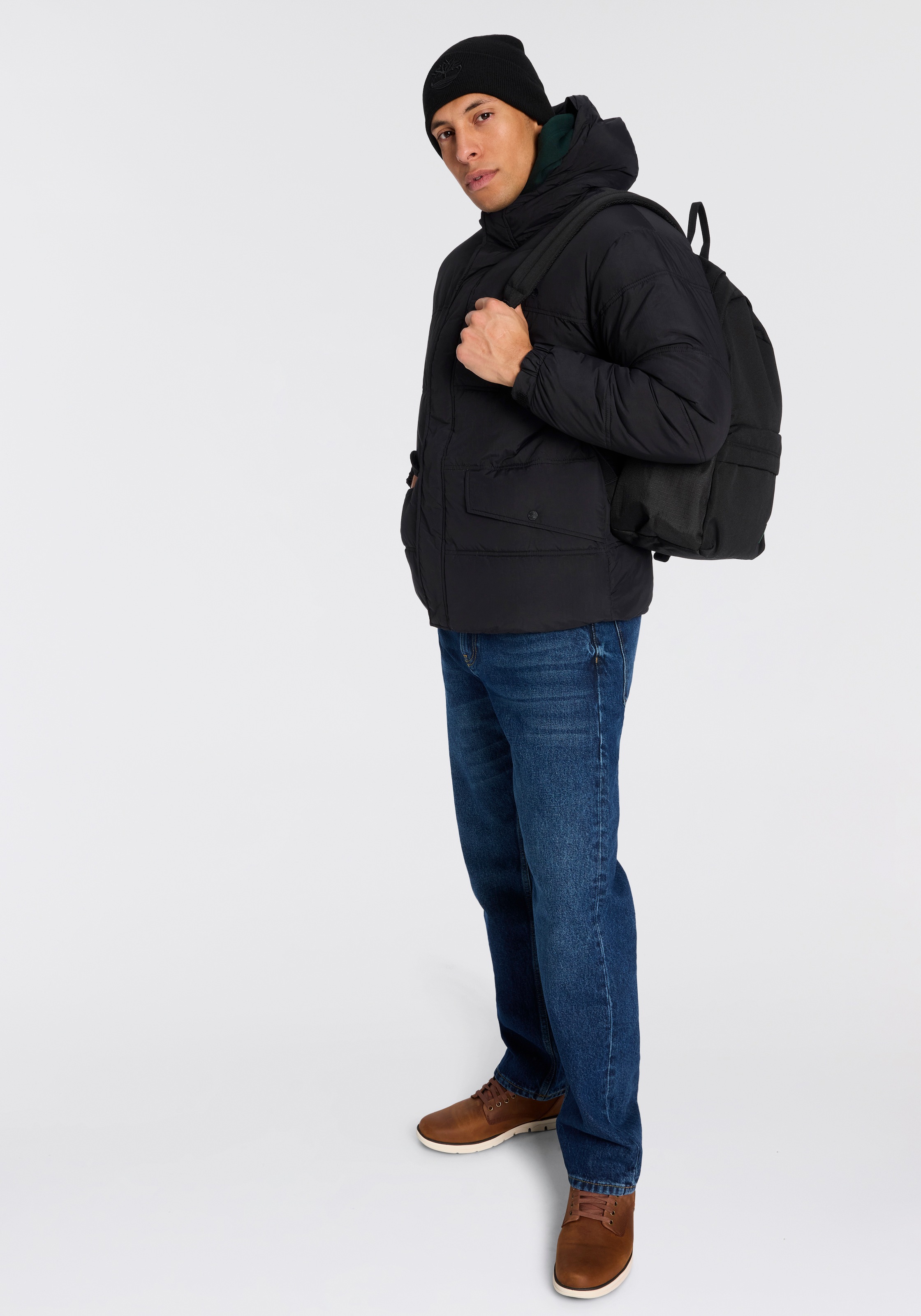 Timberland Veste matelassée »DWR Synthetic Puffer Jacket« avec rembourrage matelassé chaud, en nylon, aussi en grandes tailles
