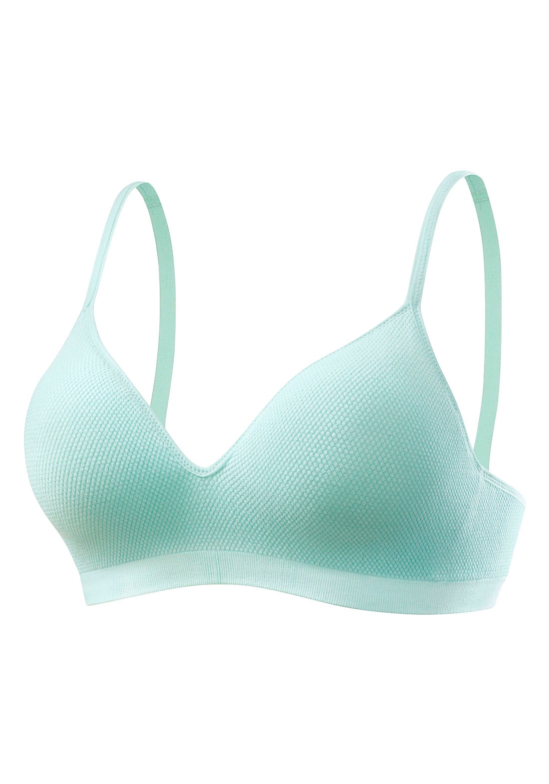 LASCANA Push-up-BH »COMFY BRA«, ohne Bügel aus weicher Baumwollqualität, Basic Dessous