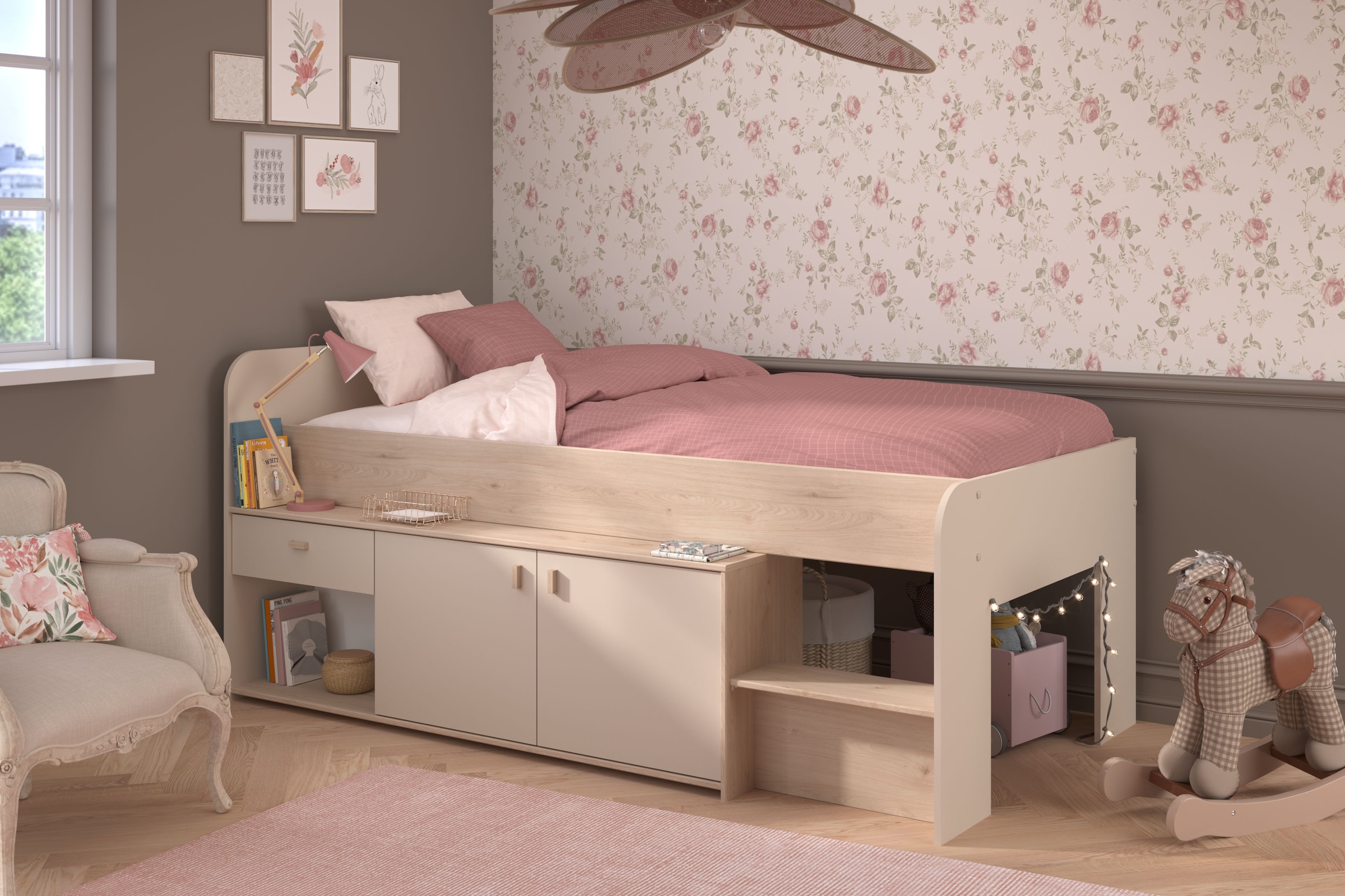 Parisot Stauraumbett