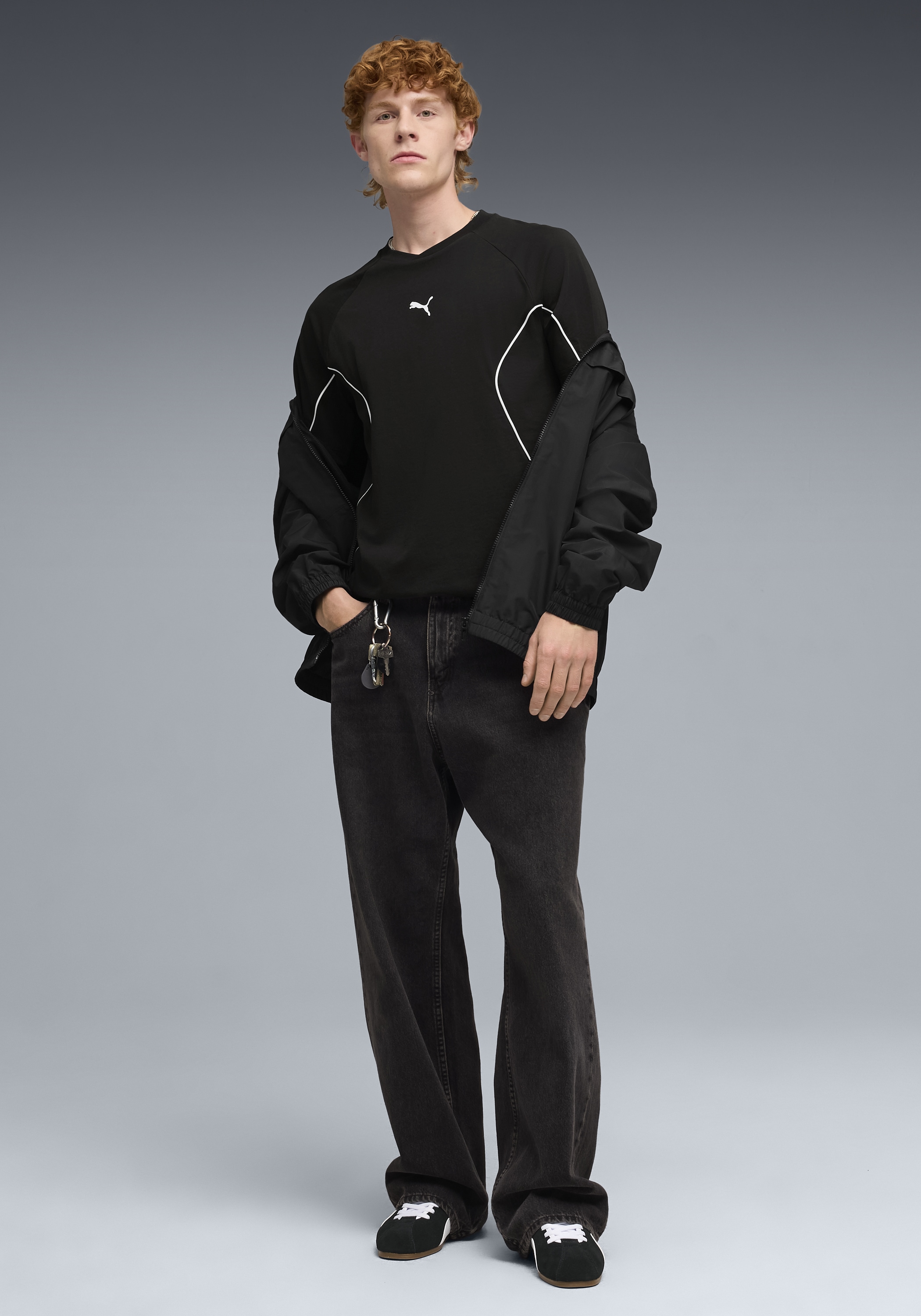 PUMA T-shirt »SPORT TEE« coupe régulière, manches courtes, col rond