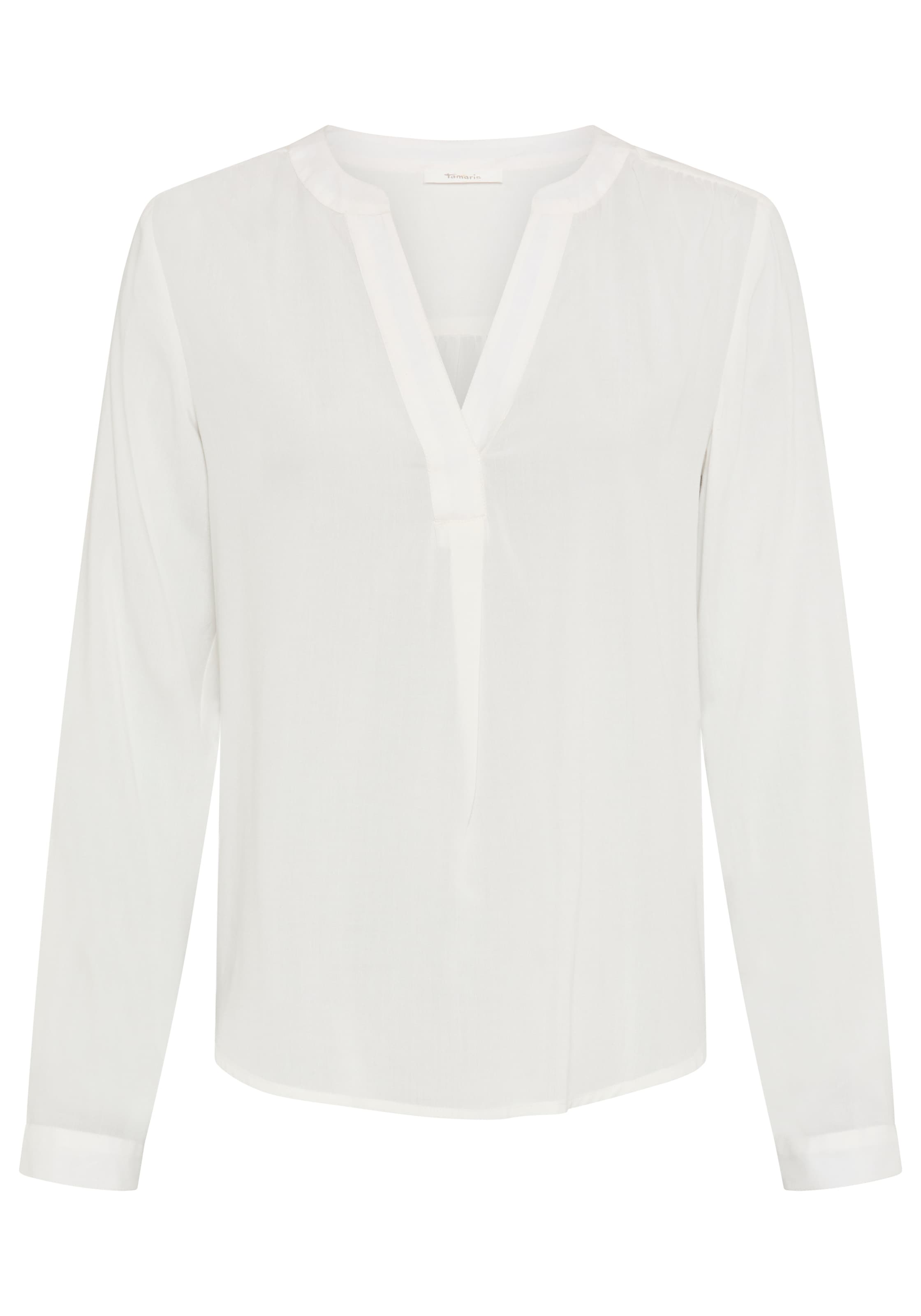 Tamaris Chemisier à chemise »mit lockerem Schnitt, aus fliessender Viskose-Qualität« avec manches retroussables
