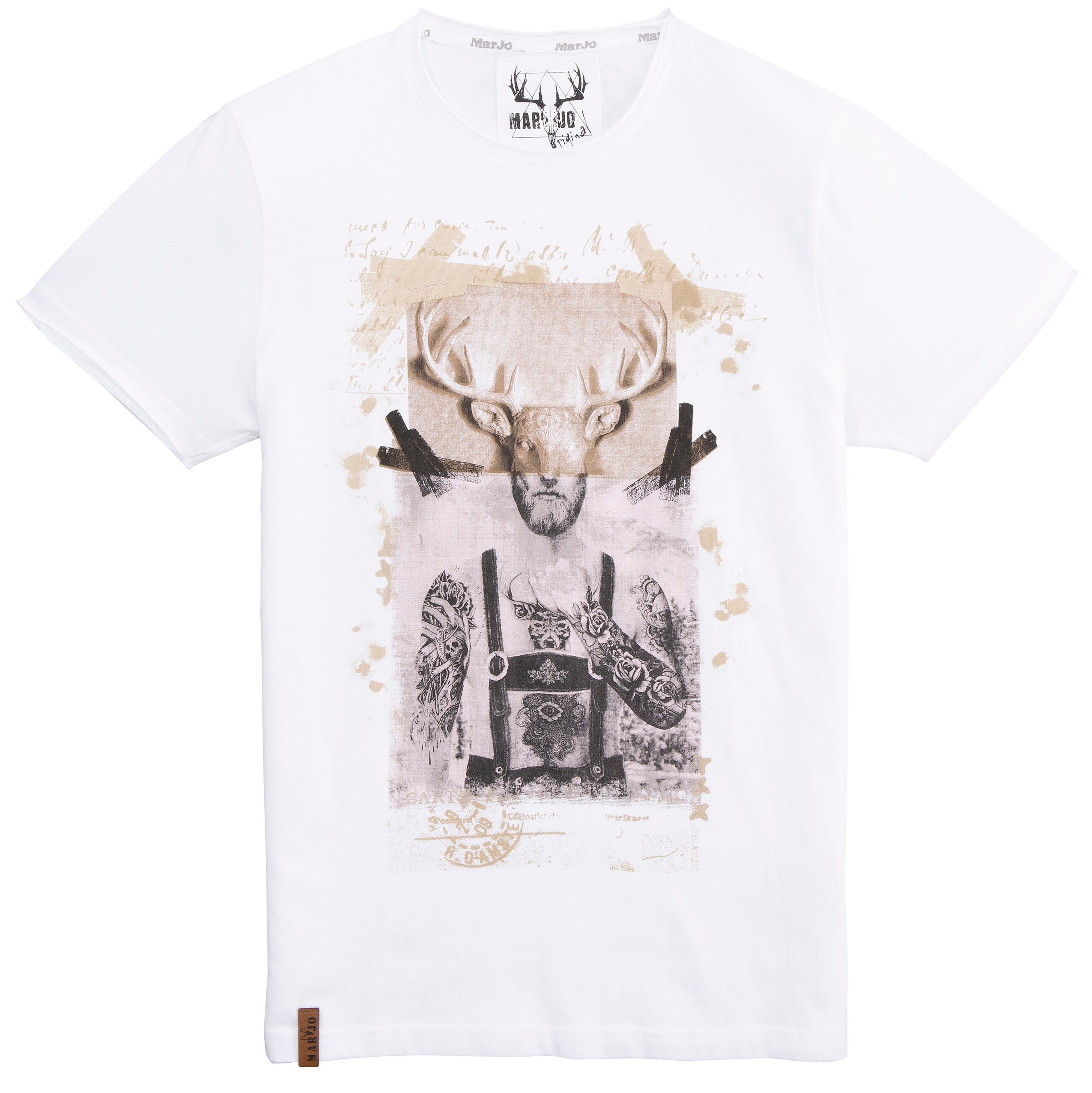 Image of MarJo Trachtenshirt, Herren, mit Print bei Ackermann Versand Schweiz