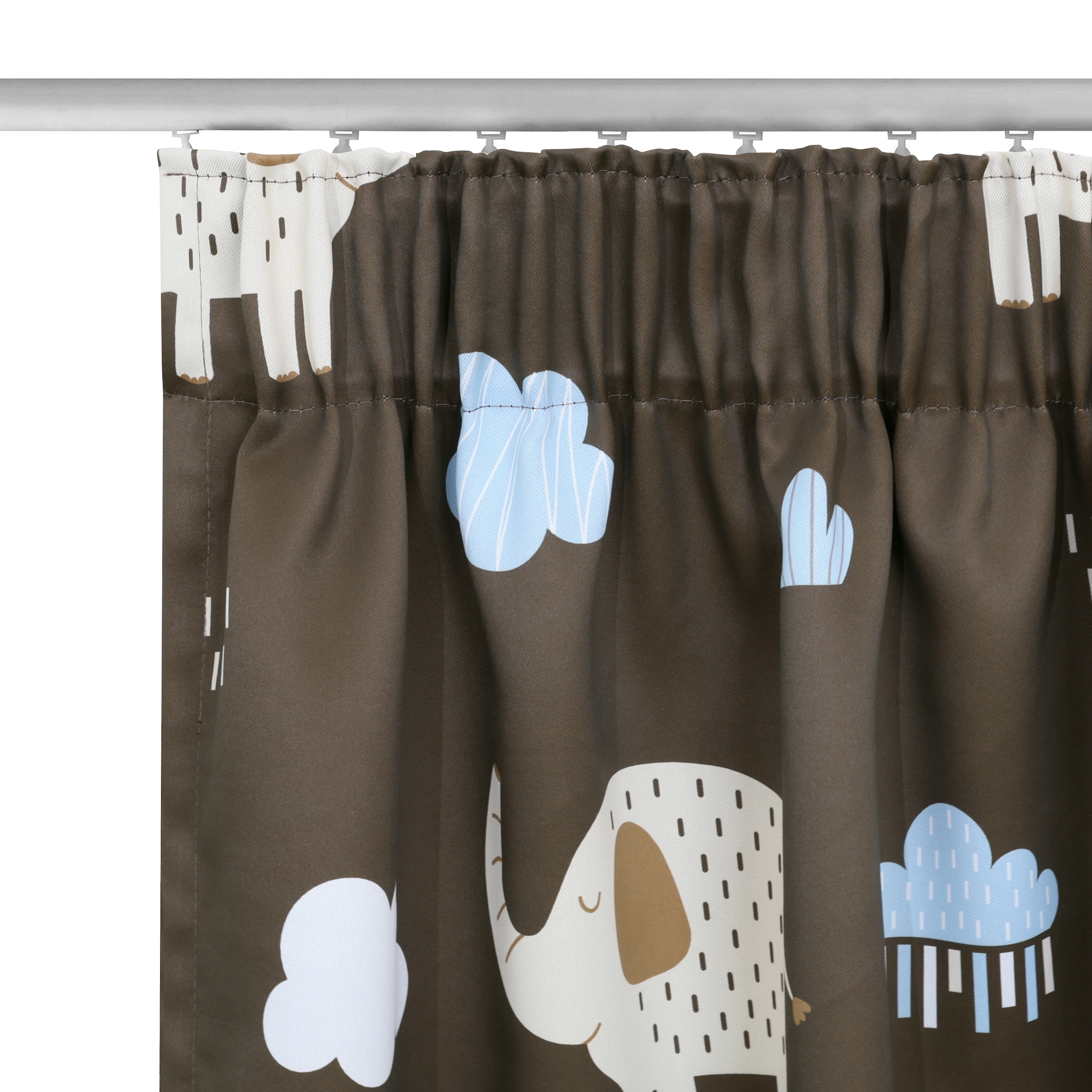 GOODproduct Gardine »Maurrice« Multifunktionsband 1 Stk. tlg. Blickdicht, Multifunktionsband, Pflegeleicht, Elefanten Design