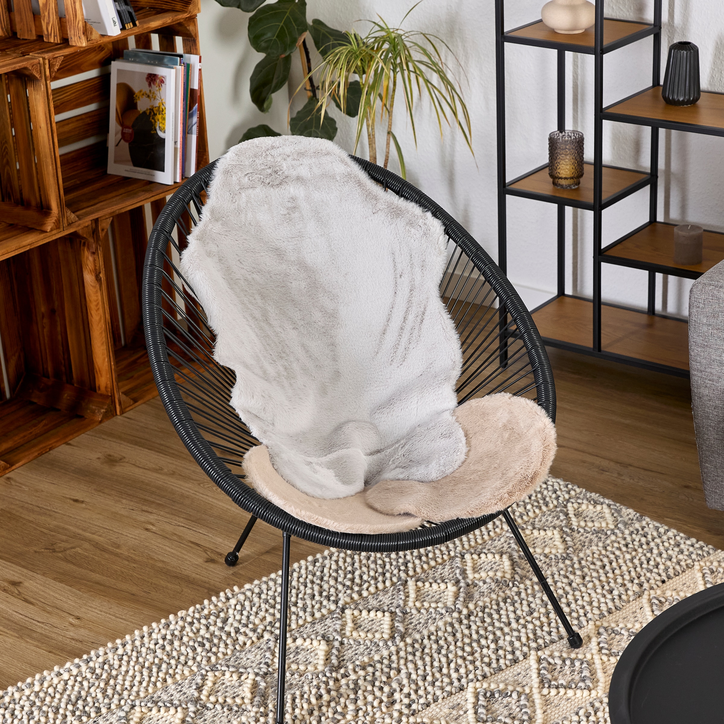 ASTRA Tapis en fourrure »Elda , Kunstfell« Rectangulaire 13 mm Höhe Dekofell, kuschelweich,  Wohnzimmer, Kinderzimmer, Kaninchenhaptik