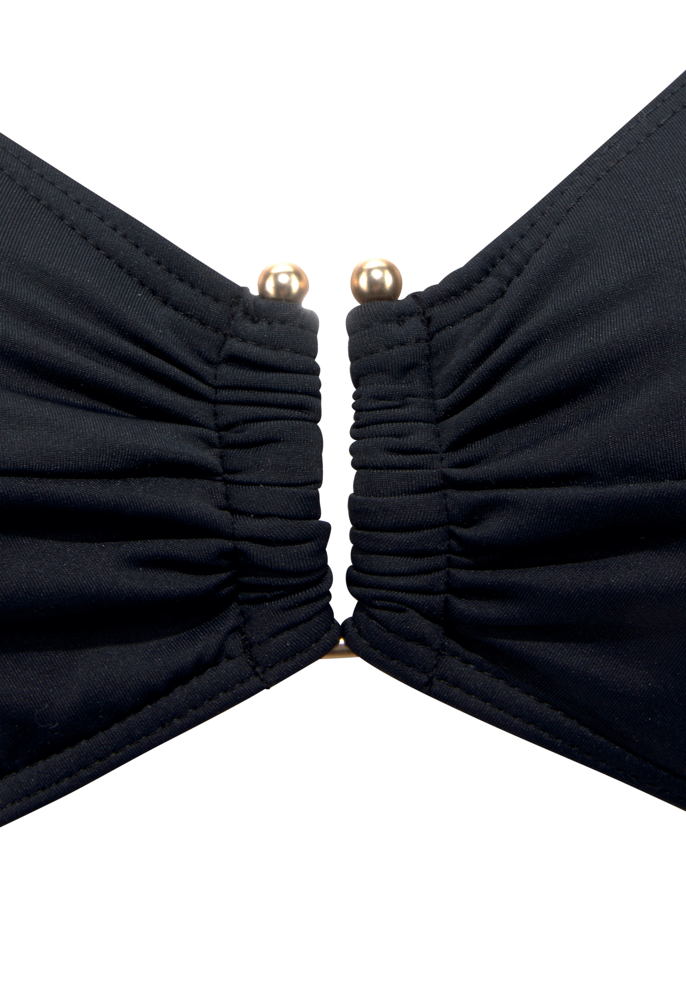 LASCANA Bügel-Bikini-Top »Italy«, mit goldfarbenfarbigen Accessoire