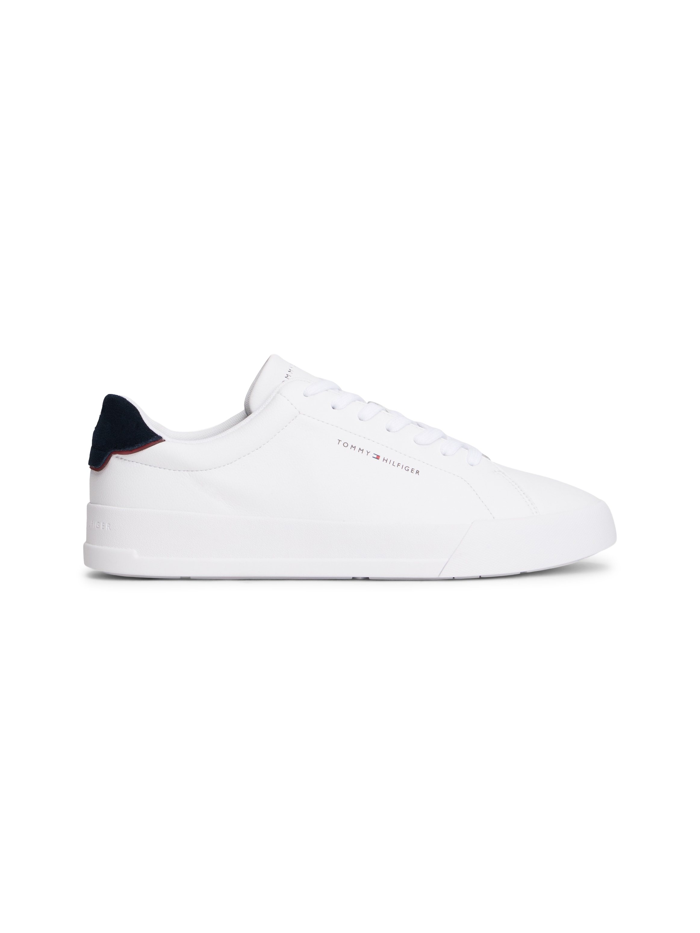 Tommy Hilfiger Sneakers »TH COURT LTH DETAIL ESS«  chaussure de loisirs, chaussure basse, chaussure à lacets avec inscription logo latérale