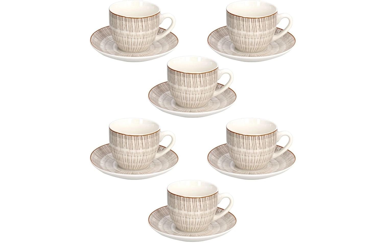   Tasse »Tognana Virtuo 200 ml, 6 Stück« Spülmaschinenfest , Mikrowellenfest