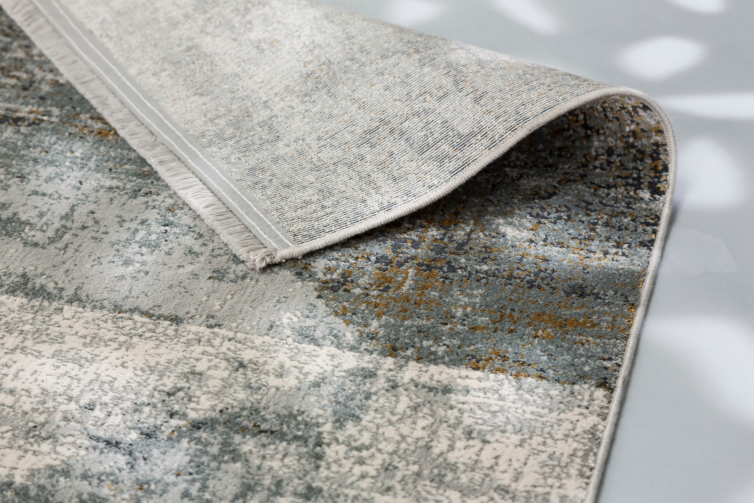 ASTRA Teppich »Julia 204« rechteckig 6 mm Höhe Kurzflor, mit Fransen, Wohnzimmer