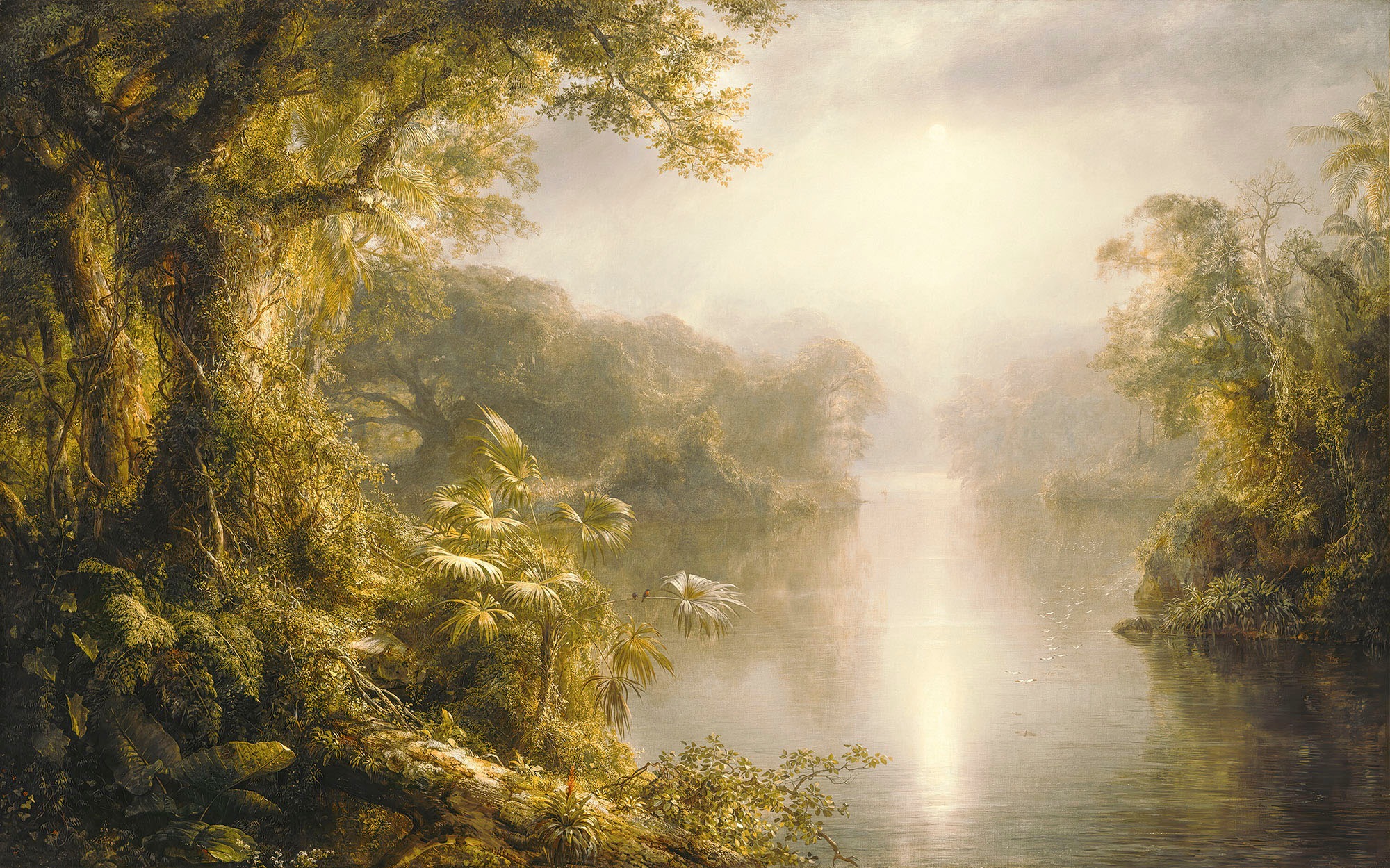 Image of Komar Vliestapete "Digitaldruck Vlies - Rio de Luz - Grösse 400 x 250 cm" bedruckt glatt Wohnzimmer, Schlafzimmer