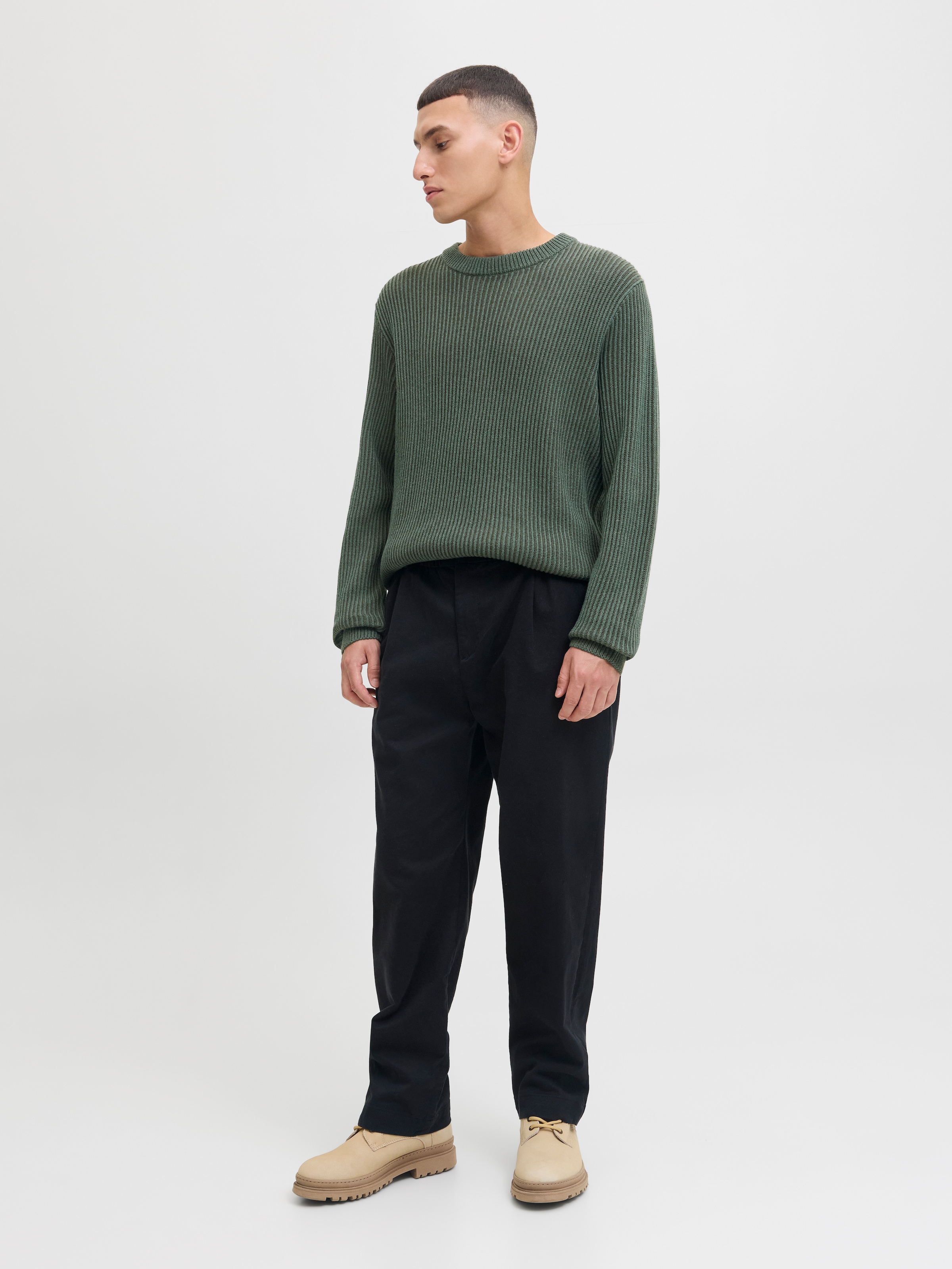 Jack & Jones Strickpullover »JJEDOVER KNIT CREW NECK SN«