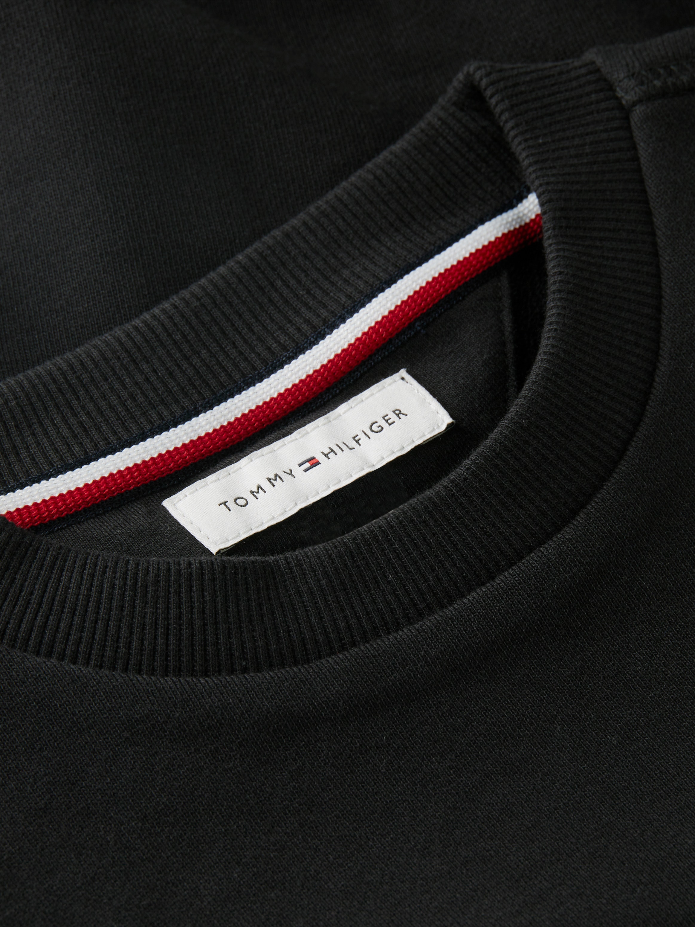 Tommy Hilfiger T-shirt & leggings »HERITAGE CREW NECK + LEGGINGS« Ensemble, 2 qualité sweat, coupe régulière, coton pur, enfants jusqu'à 16 ans