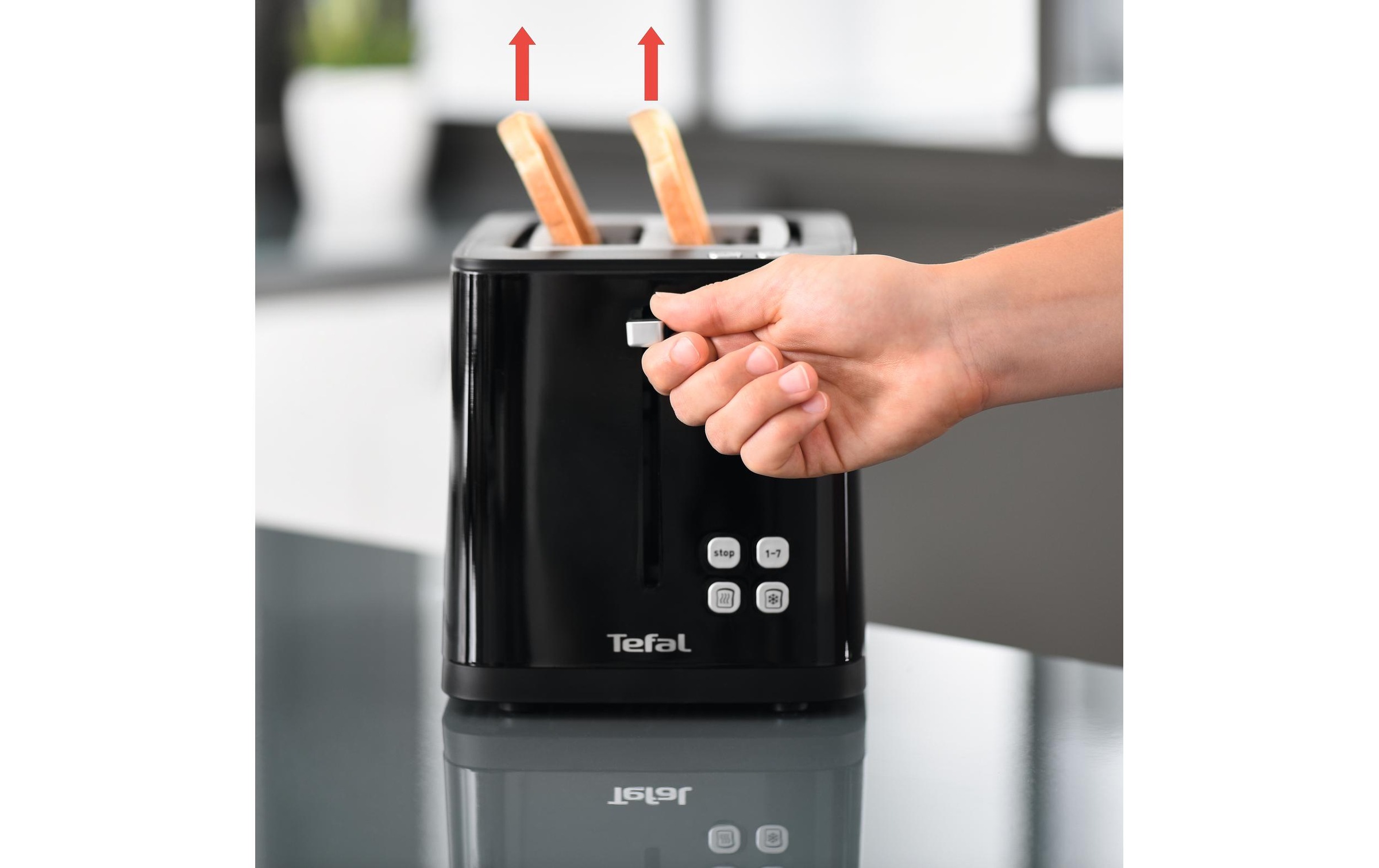 Tefal Toaster »Smart'n Light Schwarz«, für 2 Scheiben, 850 W