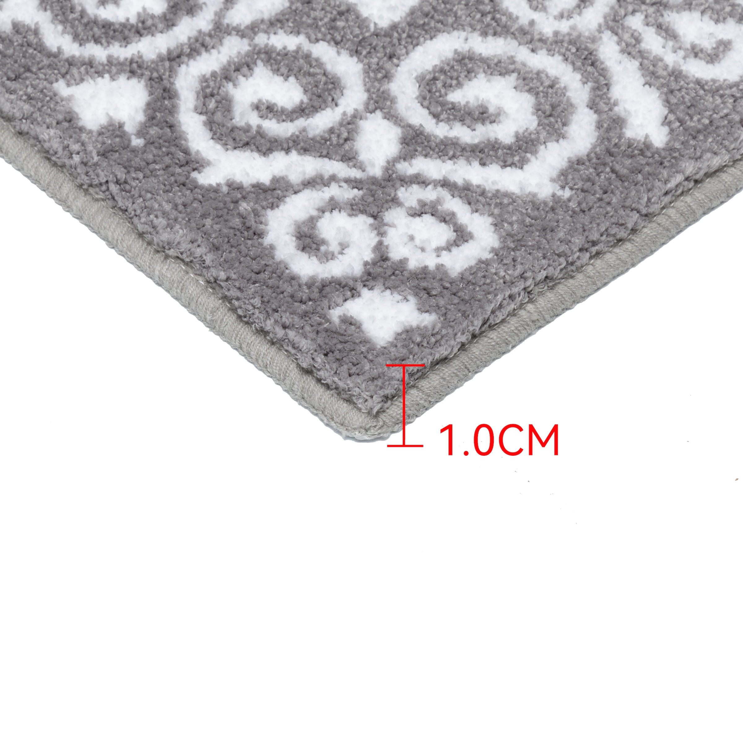 GOODproduct Badematte »Dafna, Badteppich, Badvorleger, Badezimmer Teppich« Höhe 12 mm rutschhemmend beschichtet fussbodenheizungsgeeignet | schnell trocknend Orient-Optik, Vintage Design