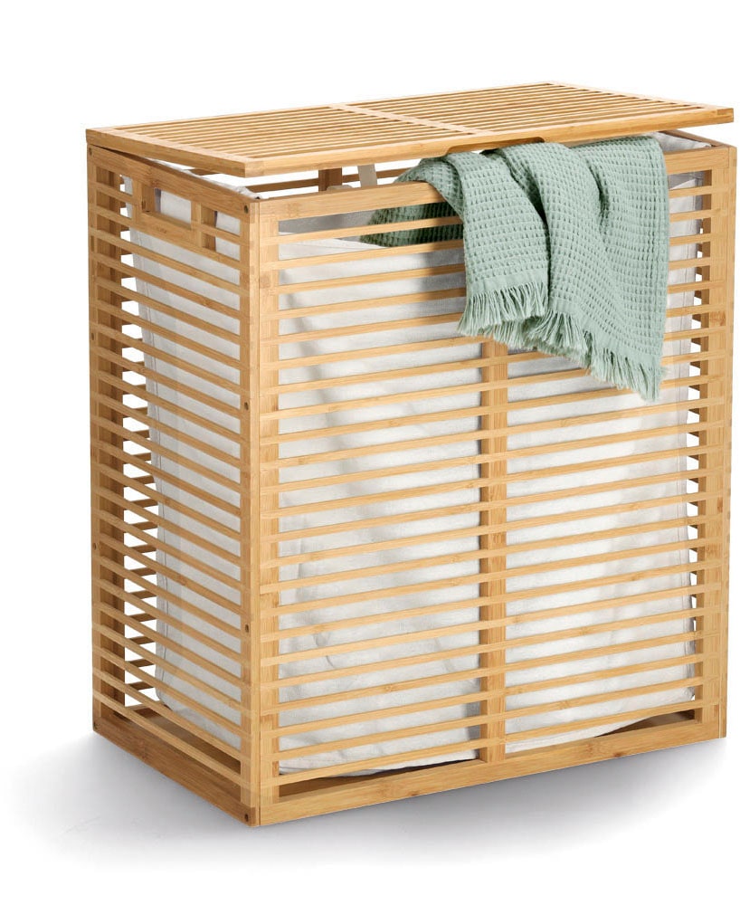 Image of Zeller Present Wäschekorb hochwertig aus Bambus