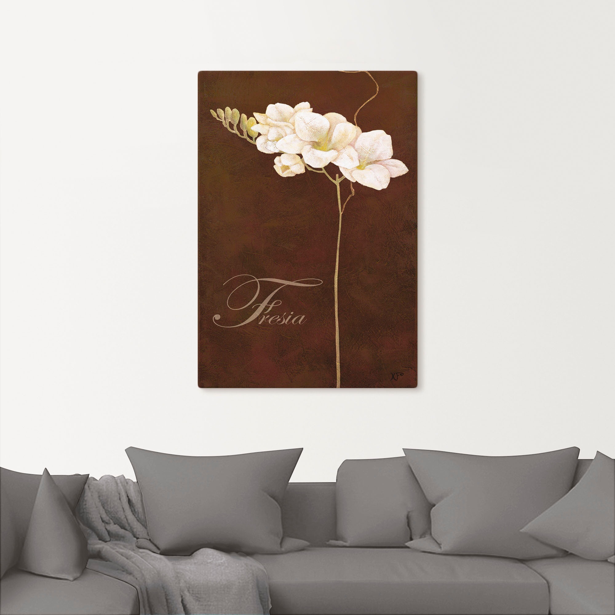 Artland Wandbild »Freesie«, Blumen, (1 St.), als Leinwandbild in verschied. Grössen
