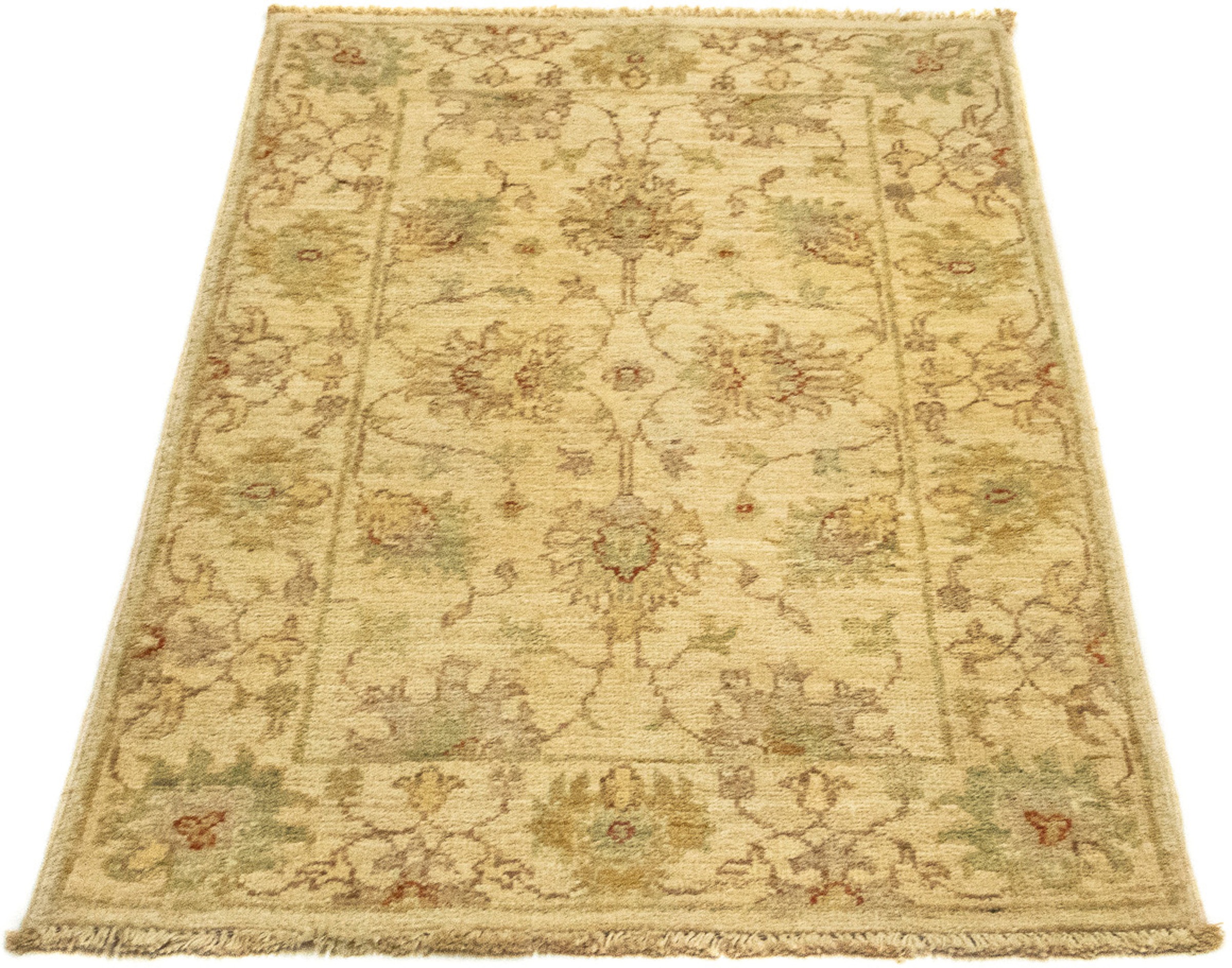 Image of morgenland Orientteppich »Ziegler - 90 x 60 cm - beige«, rechteckig, 6 mm Höhe, Wohnzimmer, Handgeknüpft, Einzelstück mit Zertifikat bei Ackermann Versand Schweiz