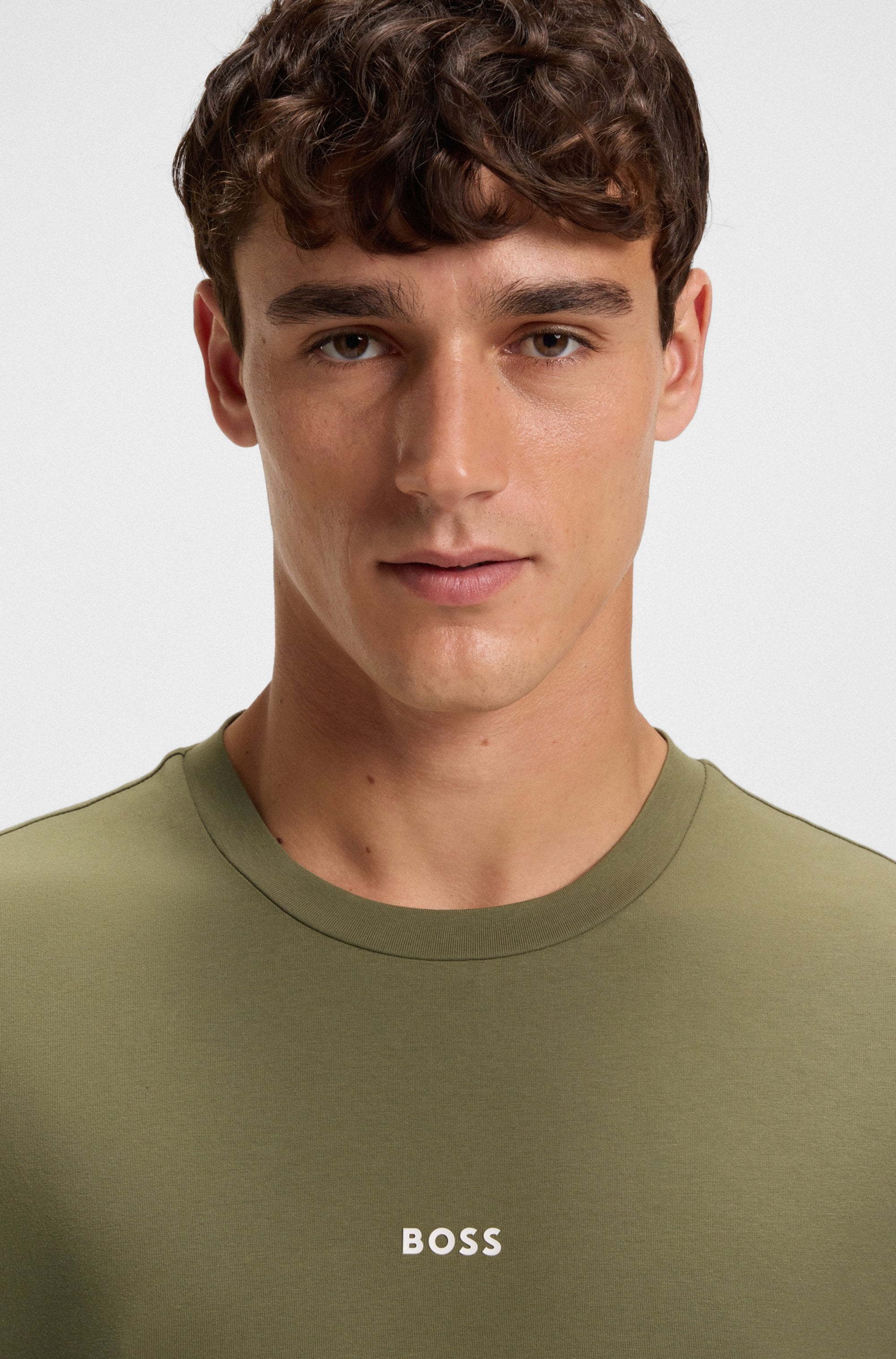 BOSS ORANGE Langarmshirt »TChark«, mit Rundhalsausschnitt