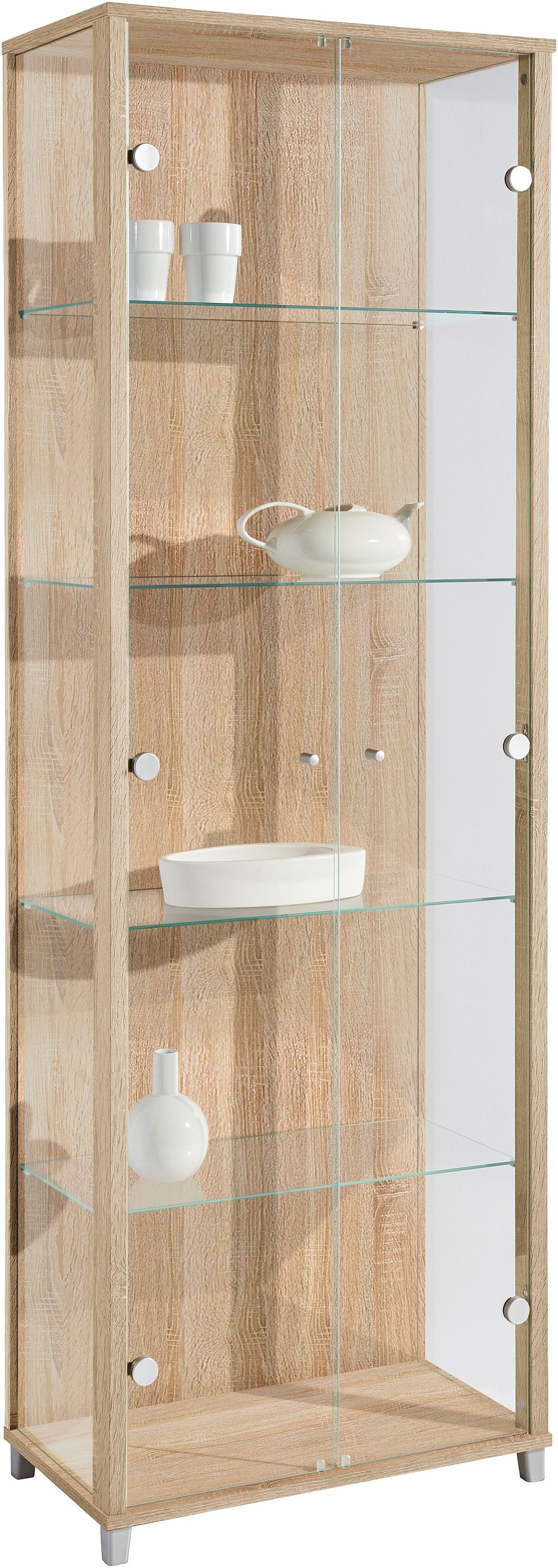 Image of fif möbel Vitrine, 2-türig, 4 Glasböden bei Ackermann Versand Schweiz