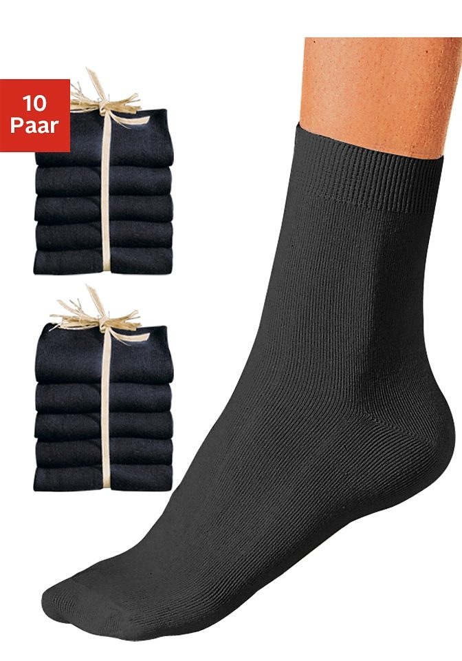 Image of Go in Basicsocken Packung, 10 Paar tlg. unifarben