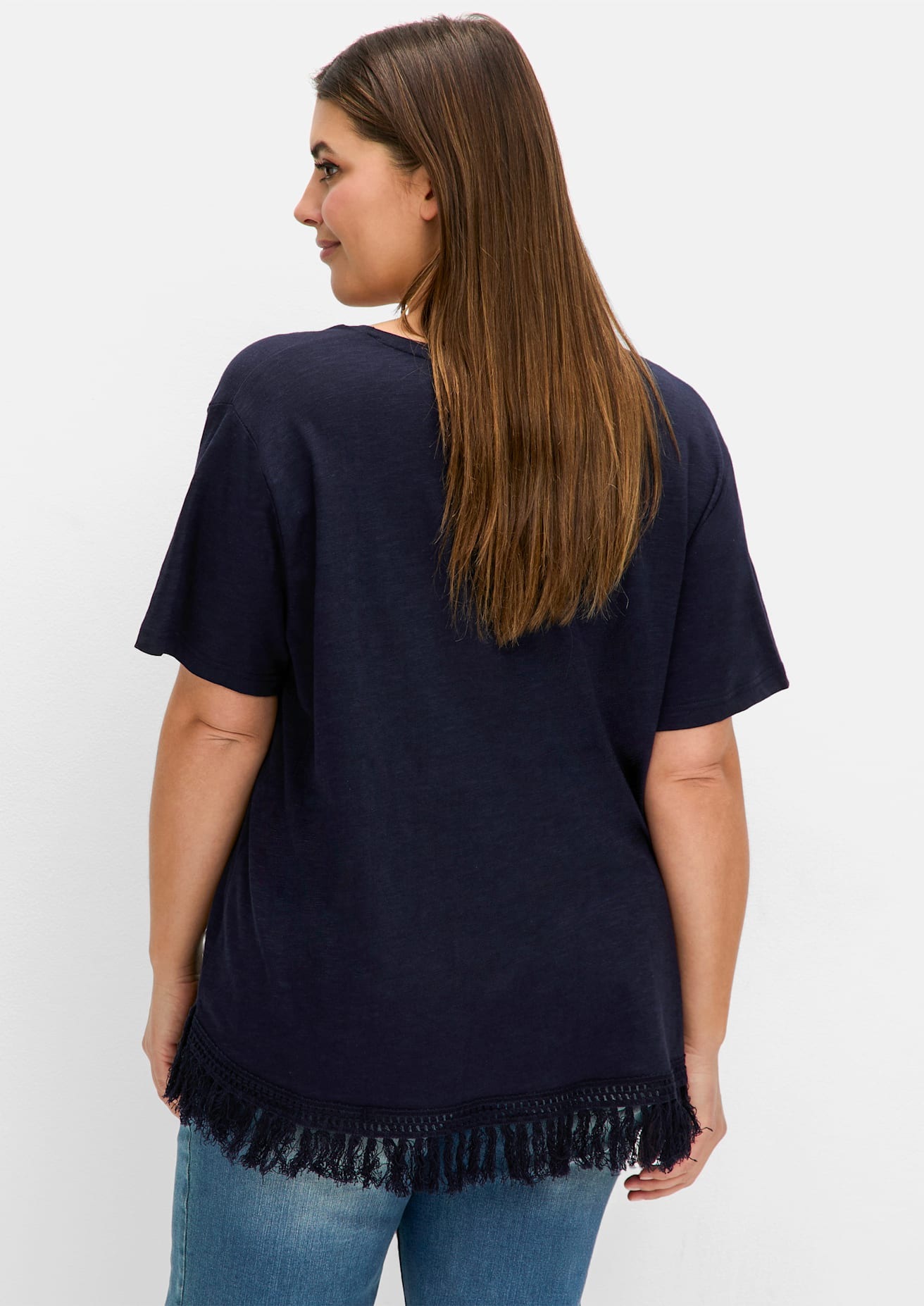 Sheego T-Shirt »T-Shirt«, (1 tlg.)