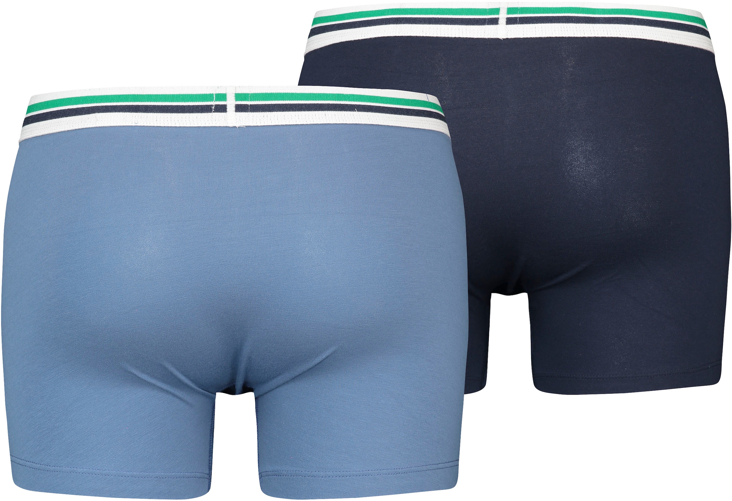 Levi's® Langer Boxer, (Packung, 2er-Pack), mit Logo-Webbund
