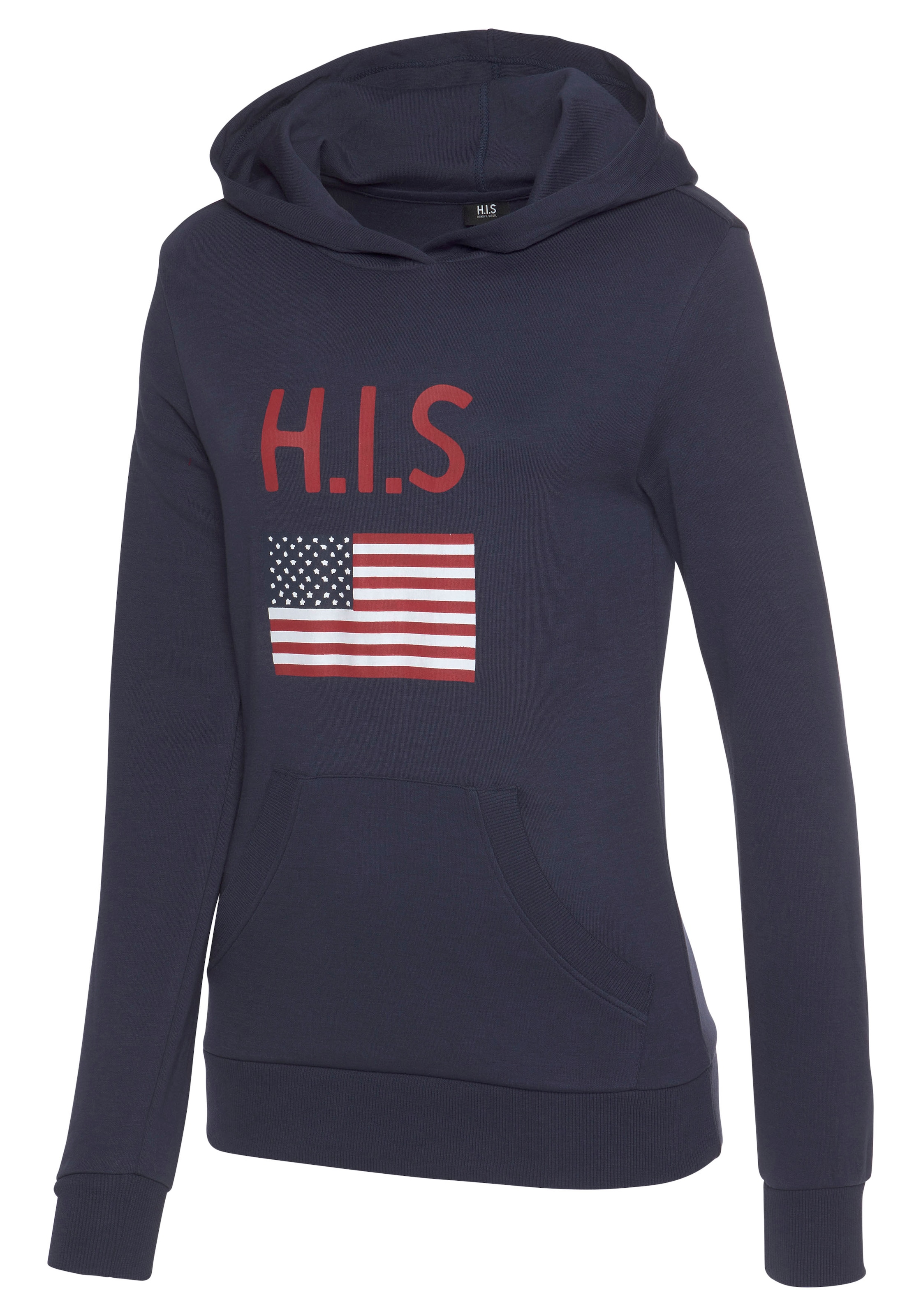 H.I.S Kapuzensweatshirt, mit Logodruck und Kängurutasche, Loungeanzug, Hoodie