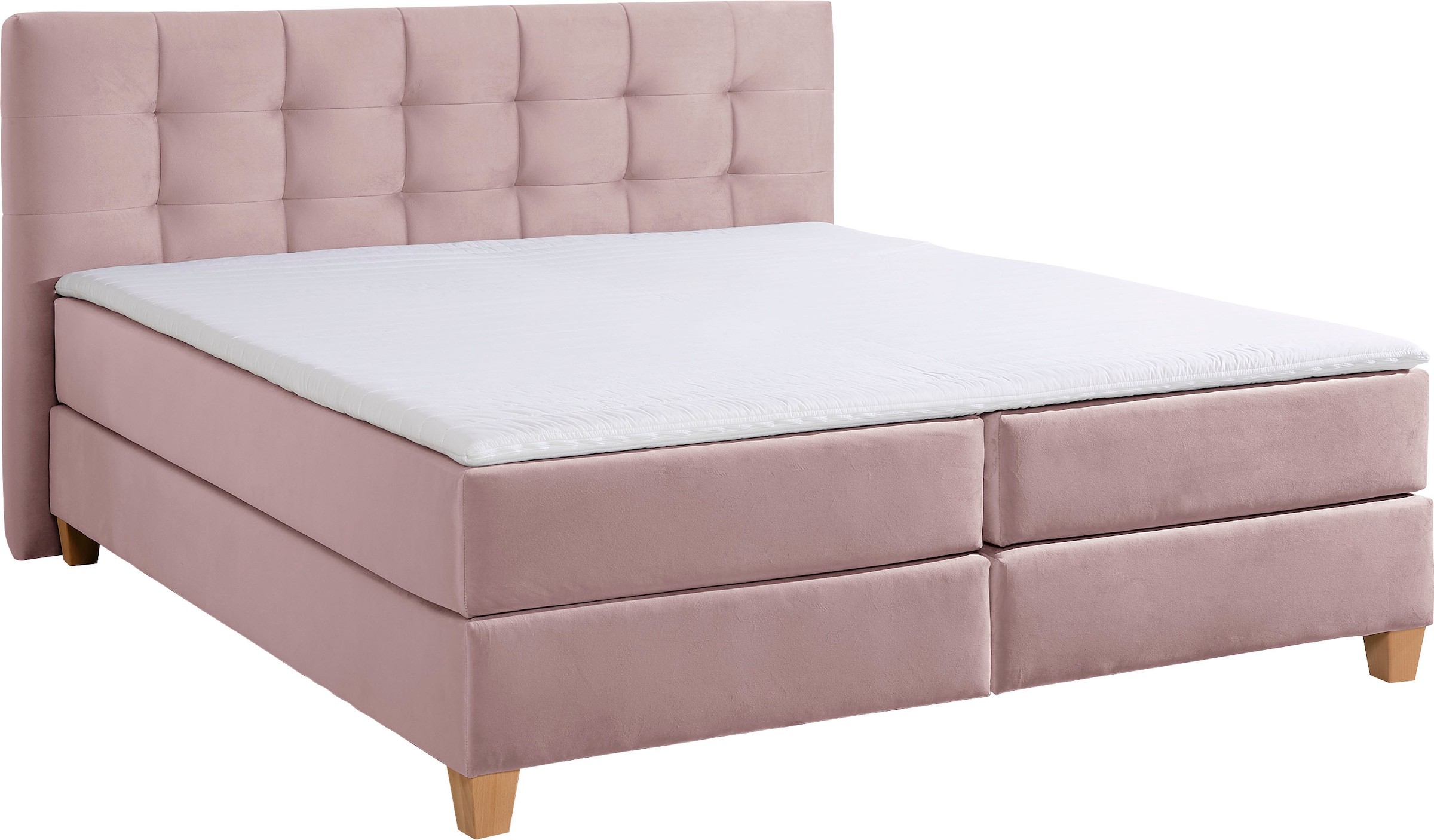 Home affaire Boxspringbett »Moulay«, inkl. Topper, in 3 Härtegraden, TFK auch in Härtegrad 4