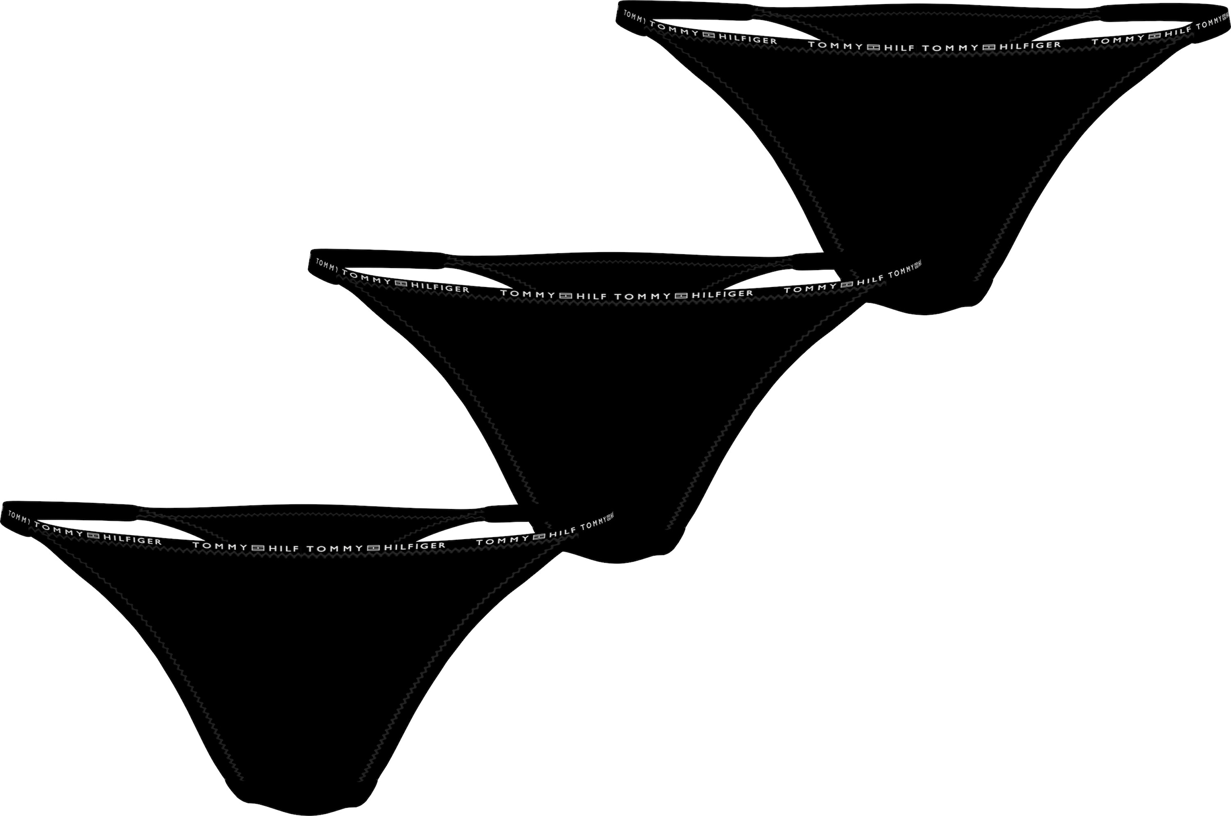 Tommy Hilfiger Underwear Slip »3 PACK THONG«, (Packung, 3 St., 3er), mit Logoschriftzug