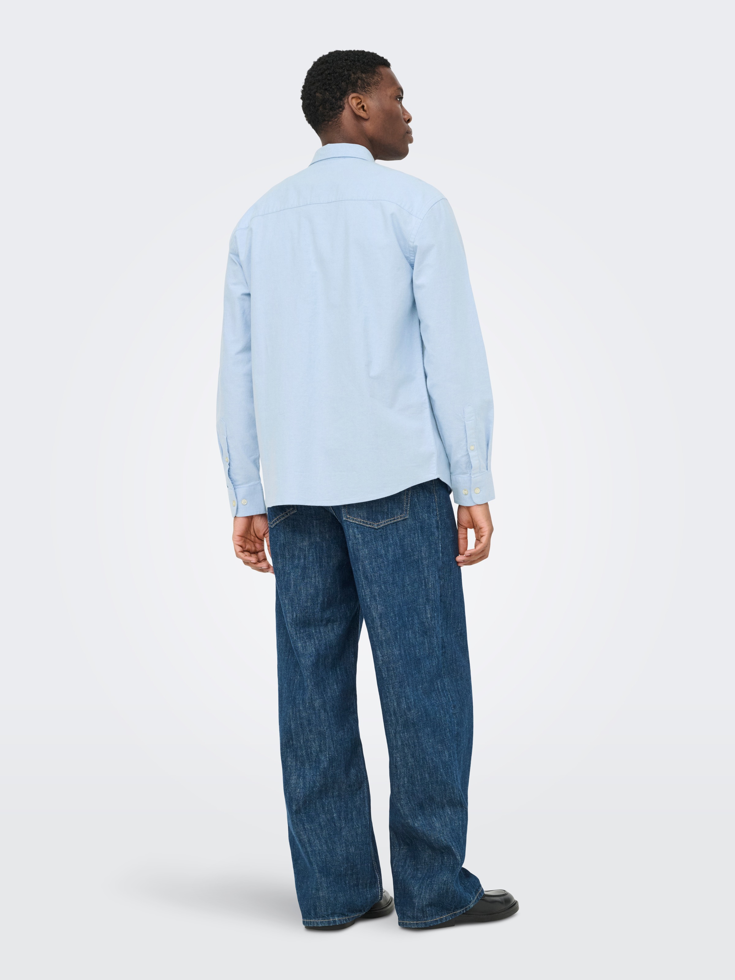 ONLY & SONS Chemise à manches longues »ONSOXFORD LS SHIRT FRML NOOS« Mélange de coton, coupe regular