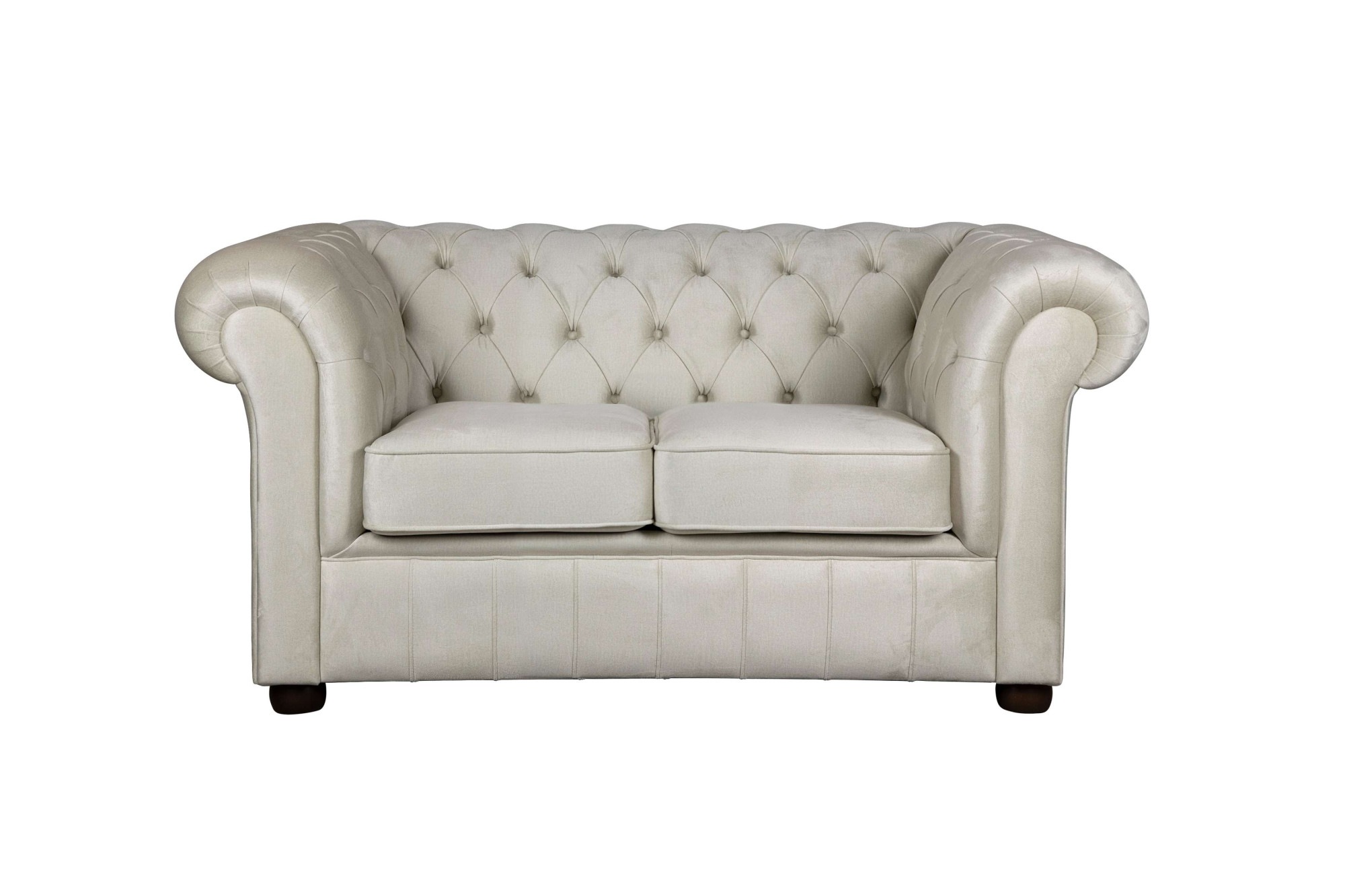 Home affaire 2-Sitzer »CHARENTE, Chesterfield-Sofa, Wellenfederung, Masse: B/T/H: 147/89/74 cm«, mit edler Knopfheftung und typischen Armlehnen