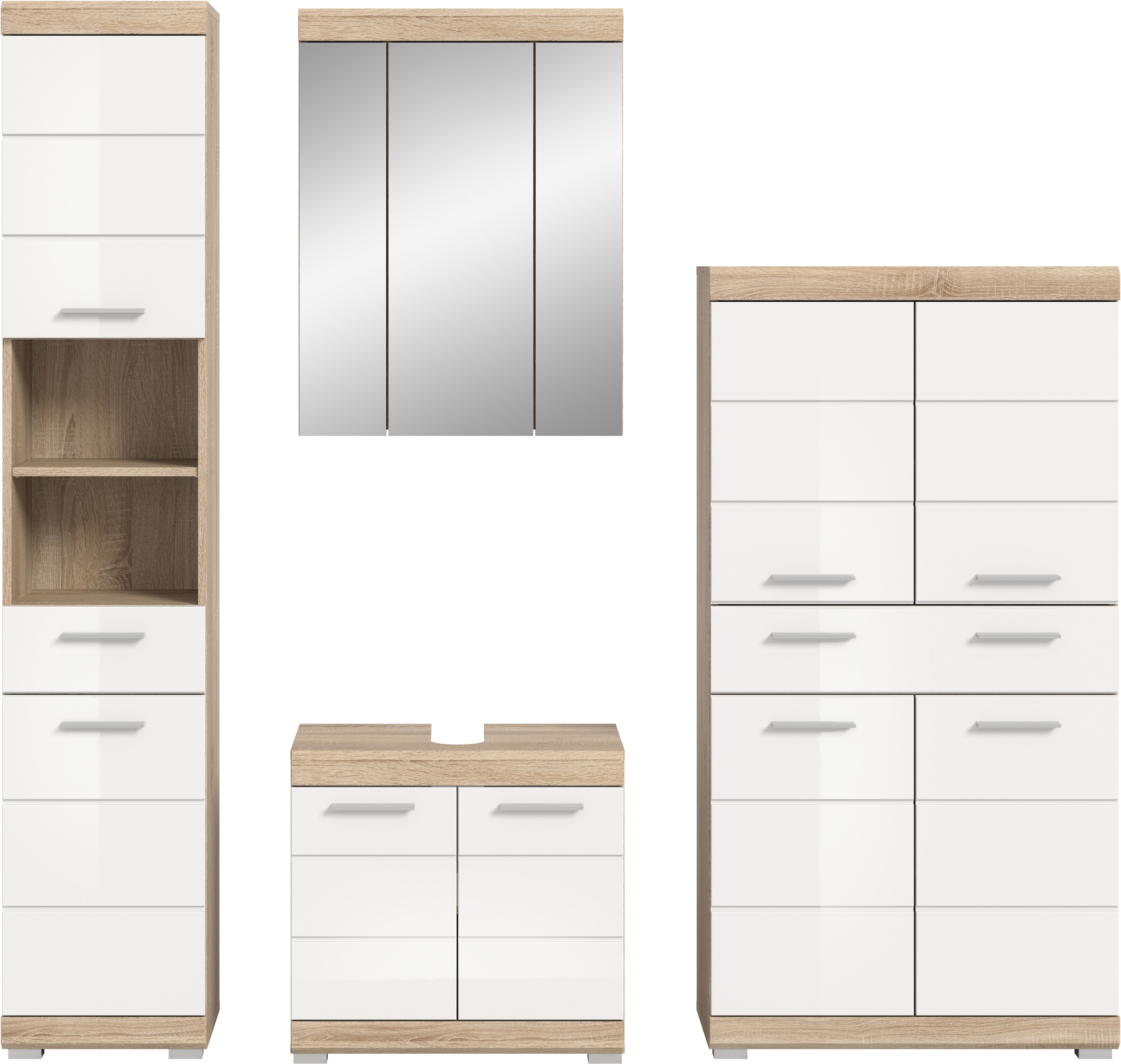 INOSIGN Badmöbel-Set »Siena, 4 teilig, bestehend aus:« Set, TOPSELLER!, 4 Stk. tlg.