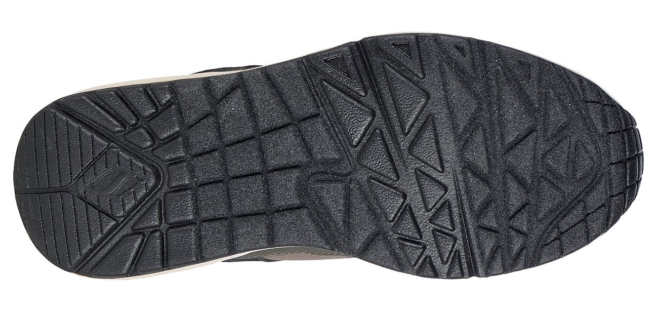 Skechers Sneaker »UNO - RETRO GROOVE«  Freizeitschuh mit Memory Foam, Grössenschablone zum Download
