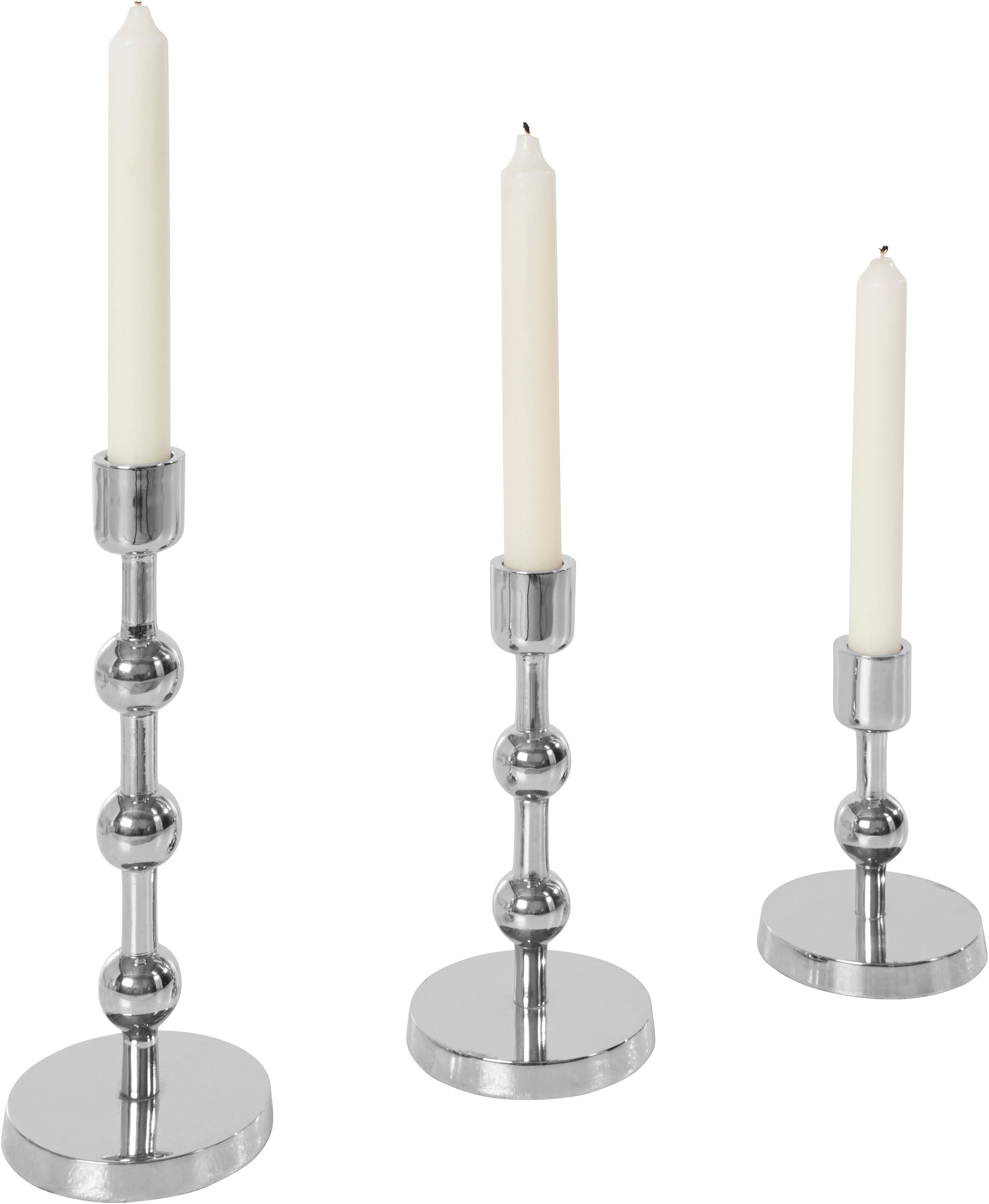 Image of Leonique Kerzenständer, (Set, 3), handgefertigt bei Ackermann Versand Schweiz