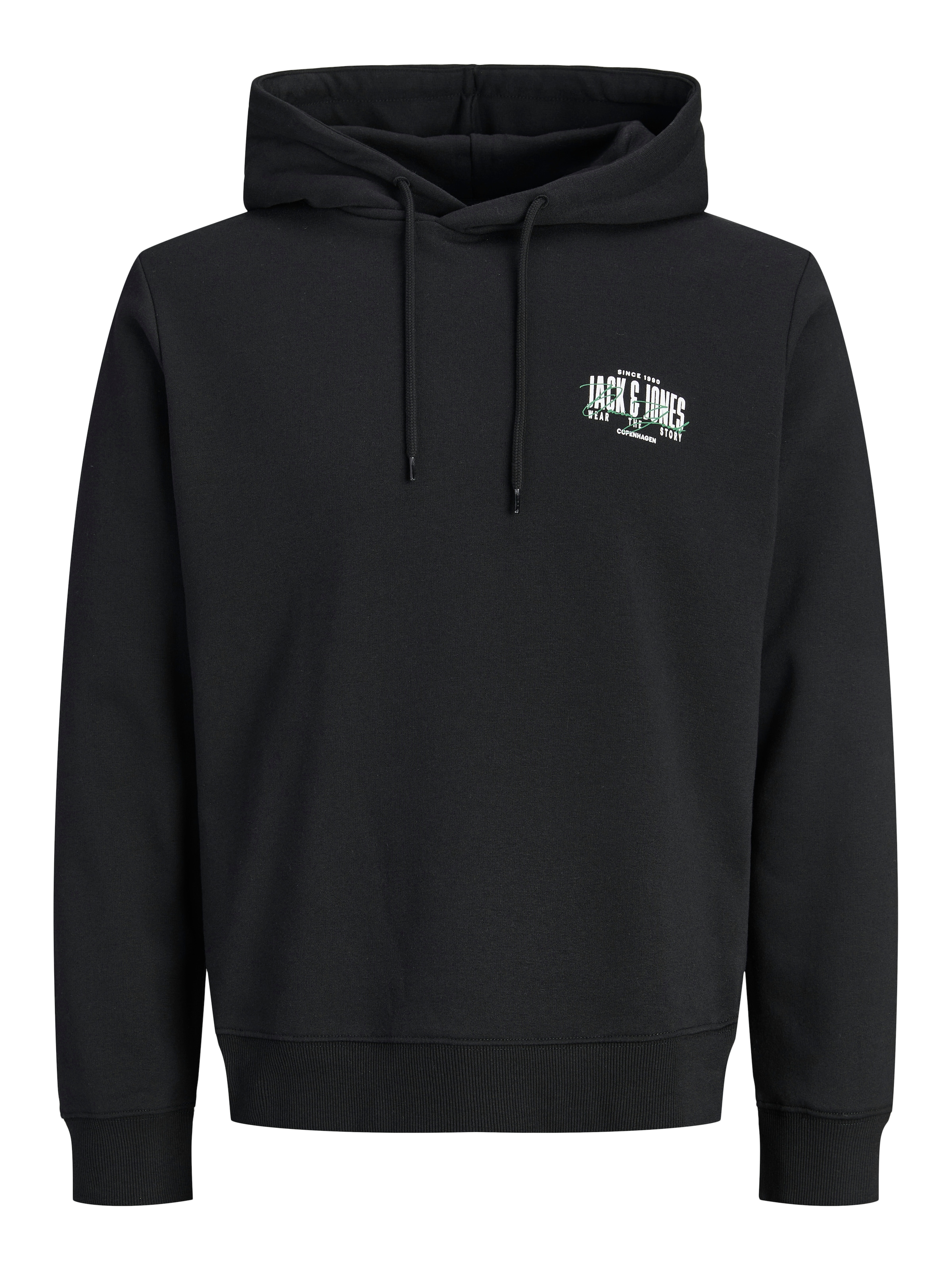 Jack & Jones Sweat à capuche »JJAERO SWEAT HOOD«, mélange de matériaux, coupe régulière
