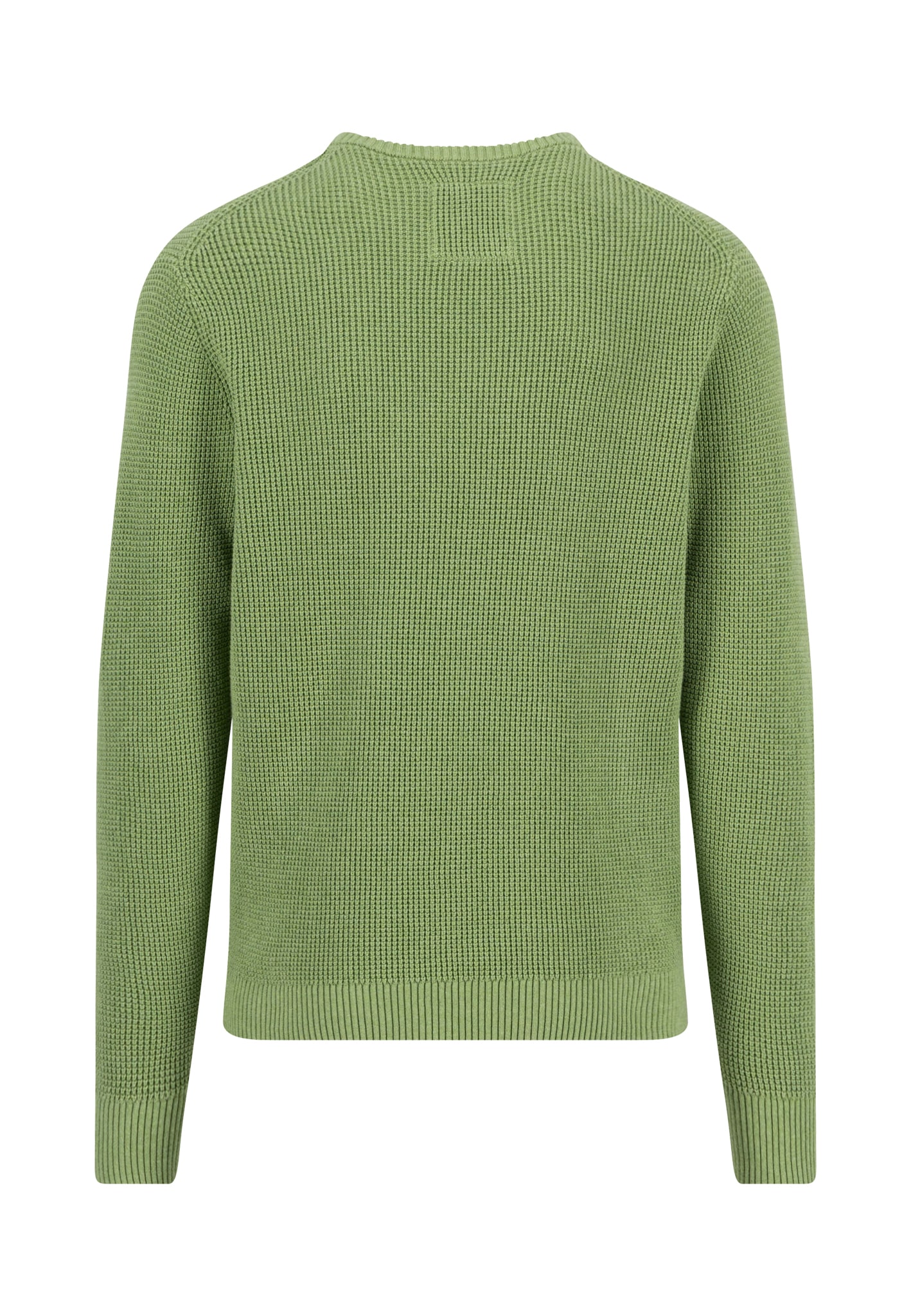 FYNCH-HATTON Pull en tricot aus Baumwolle, normale Passform, hüftbedeckende Länge