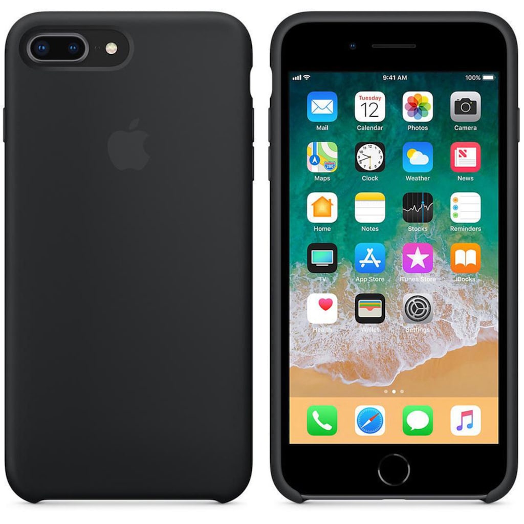 Apple Smartphone-Hülle »Apple iPhone 7/8 Plus Silicone Case Black«