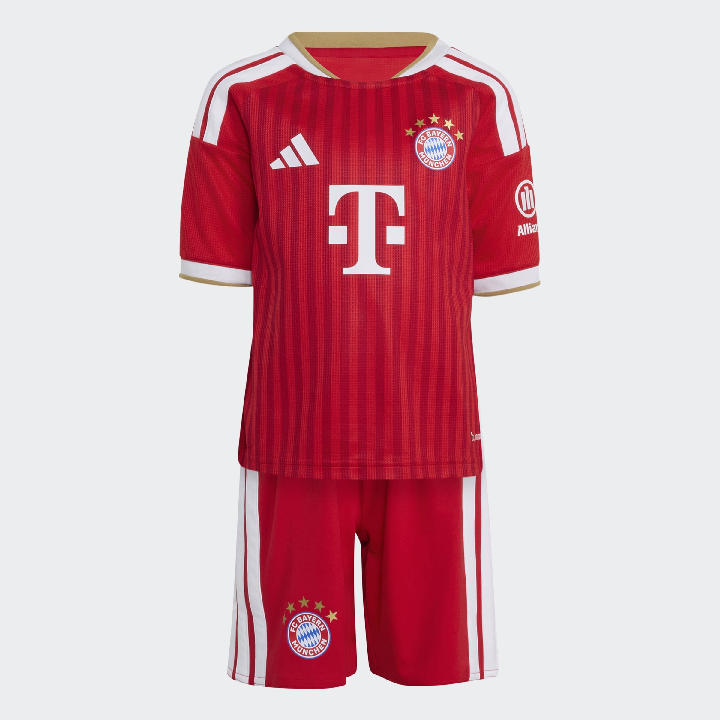 adidas Performance Trainingsanzug »FCB H MINI« 2 für junge Fussballfans, mit regulärem Schnitt, zweiteiliges Set