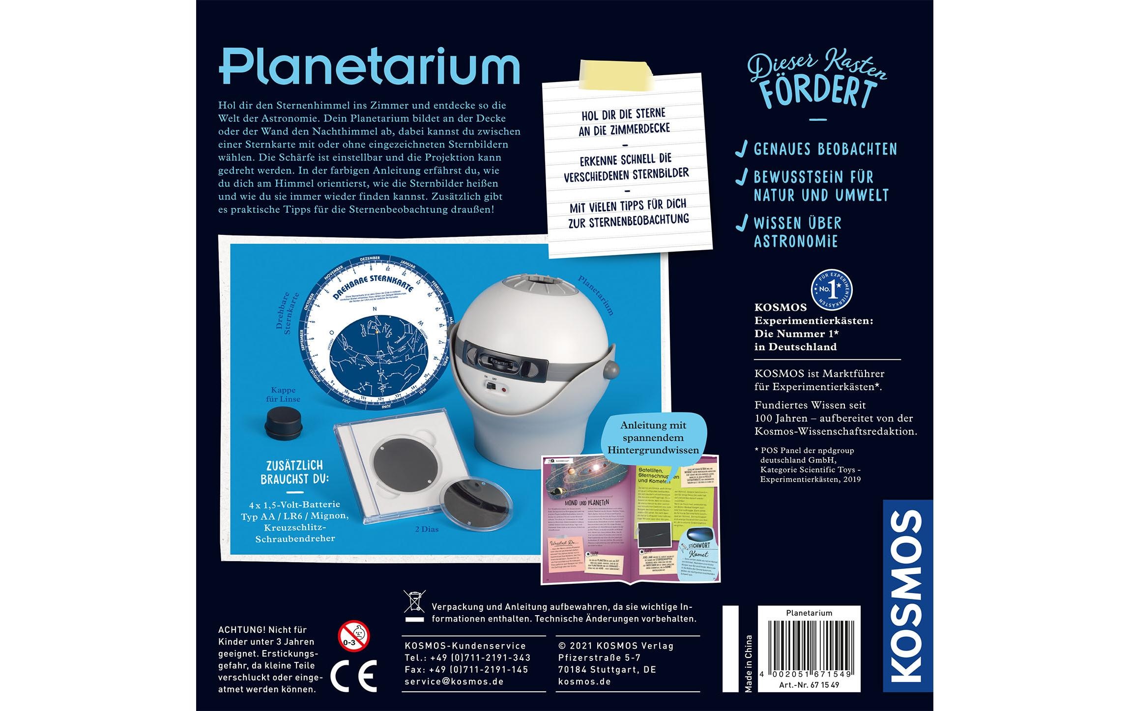 Kosmos Experimentierkasten »Experimentierkasten Planetarium«