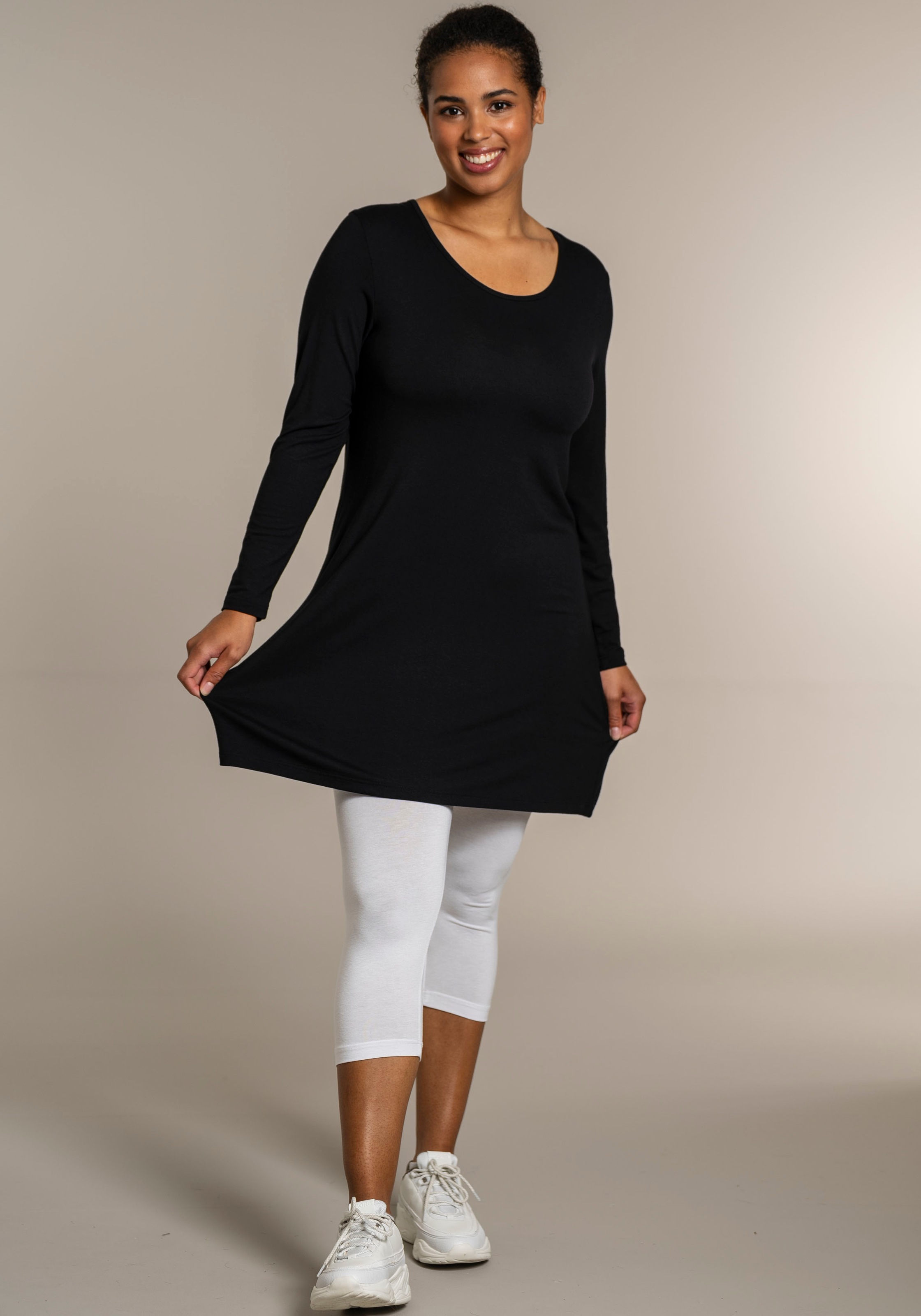 SANDGAARD Longshirt, in Unifarbe