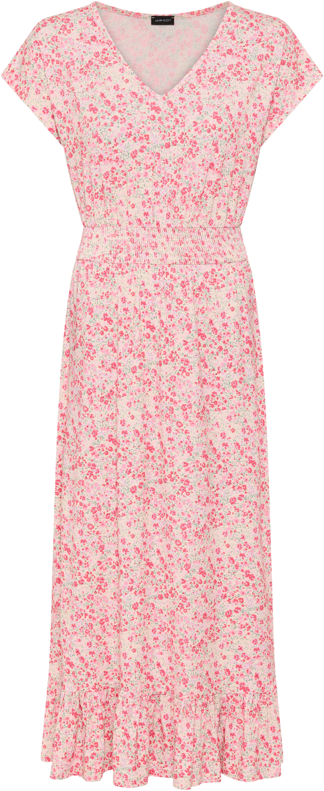 Laura Scott Sommerkleid femininer Stil, für entspannte Tage, aus elastischer Shirtware