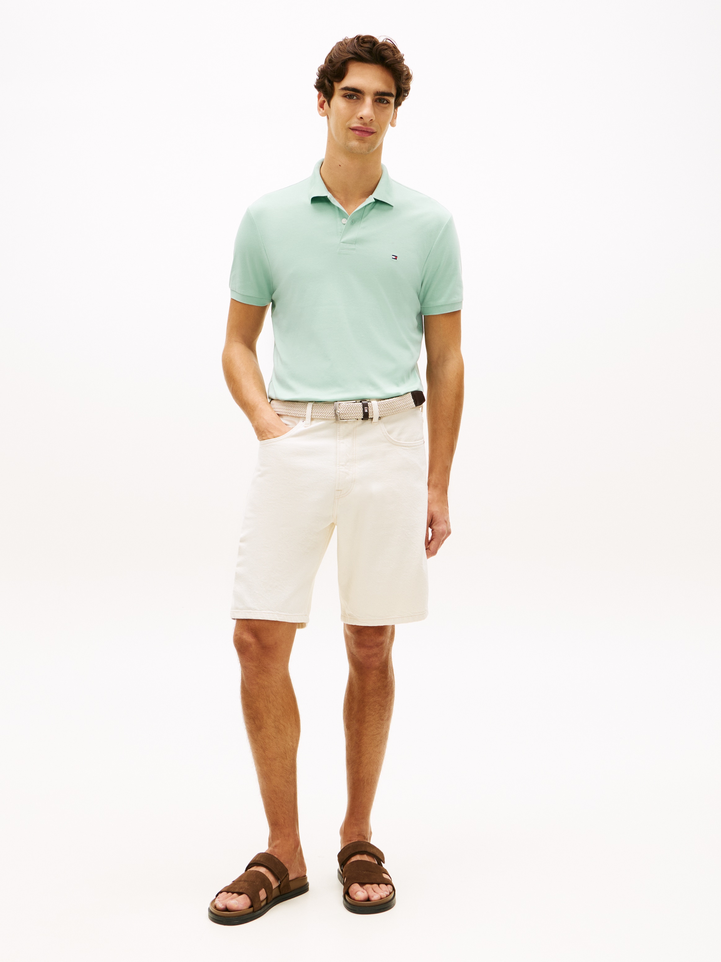 Tommy Hilfiger Poloshirt »LIQUID COTTON REGULAR SEASONAL« mit Logostickerei