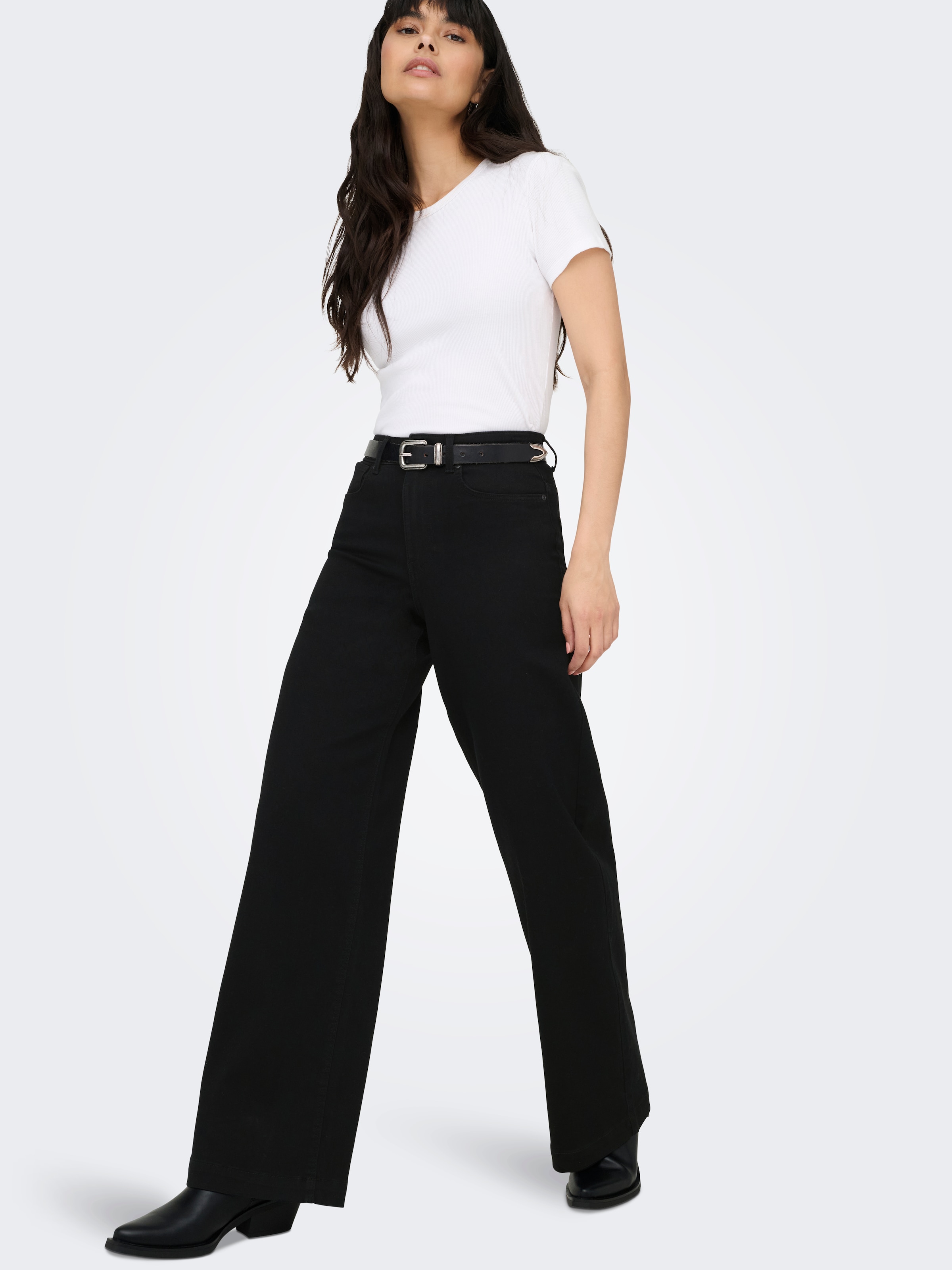 ONLY Jeans taille haute »ONLMADISON-ROYAL HW WIDE DNM PIM600«