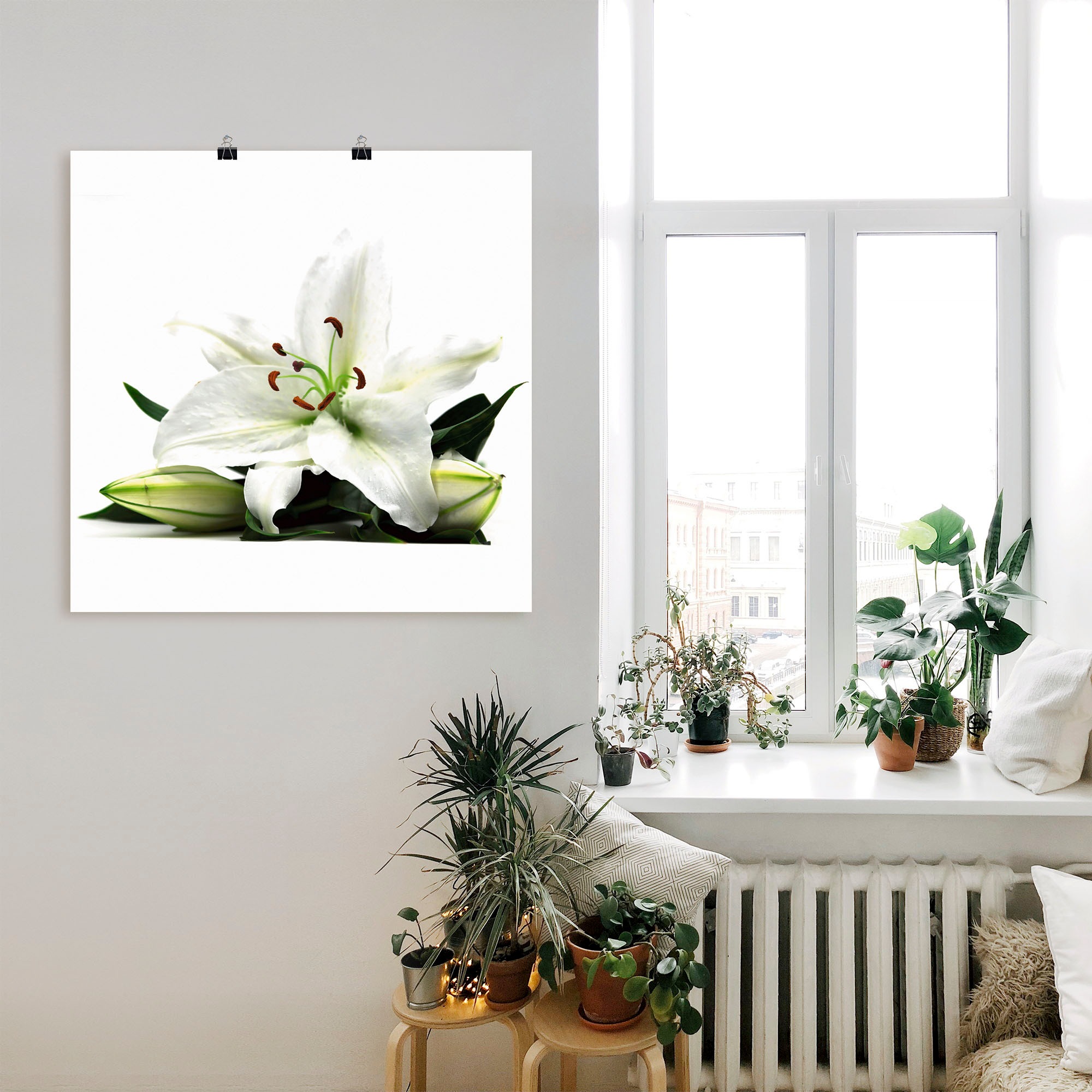 Artland Wandbild »Grosse Lilie«, Blumen, (1 St.), als Leinwandbild, Poster in verschied. Grössen