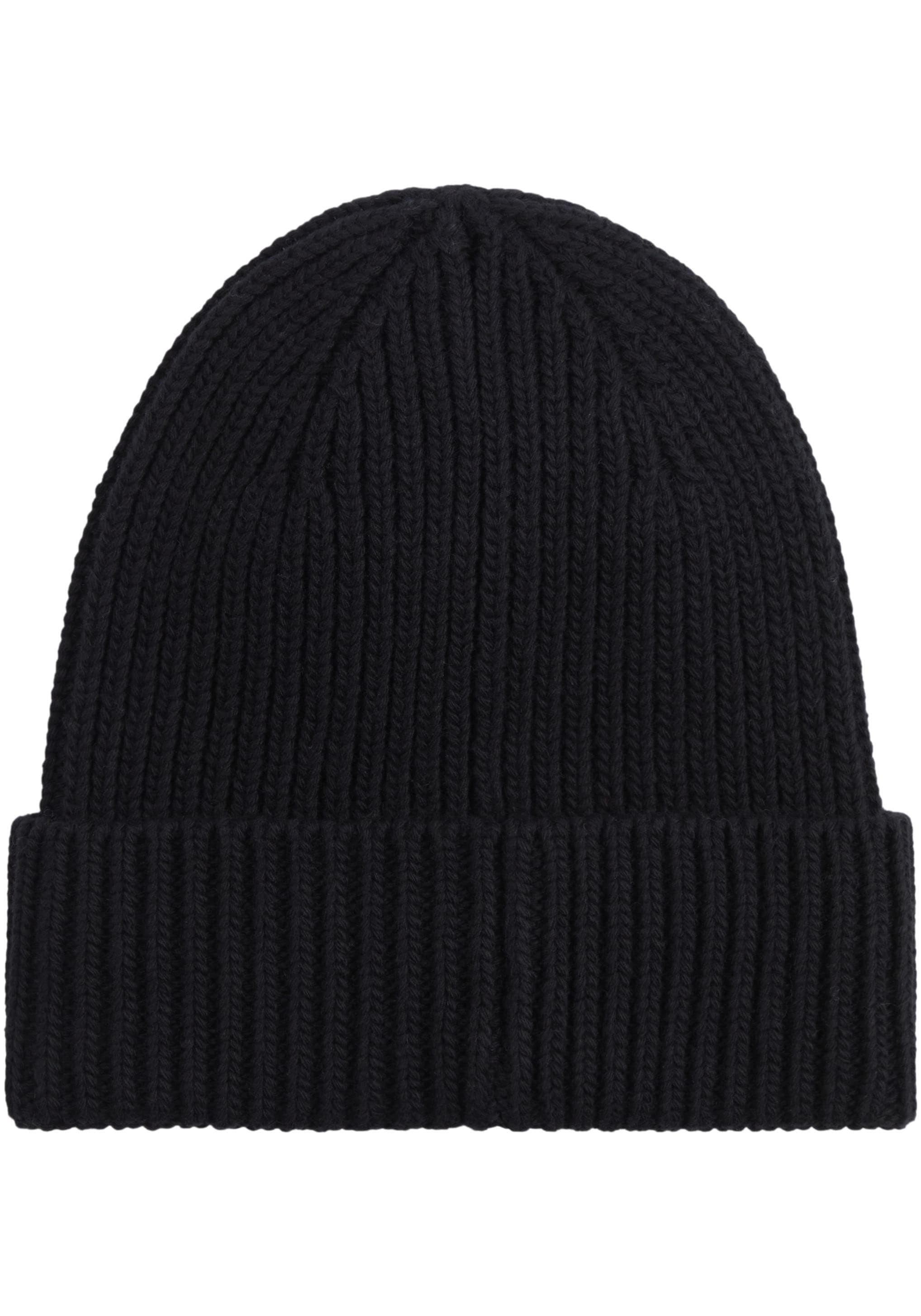 Calvin Klein Beanie »CK EMBROIDERY COTTON RIB BEANIE«, mit Logostickerei