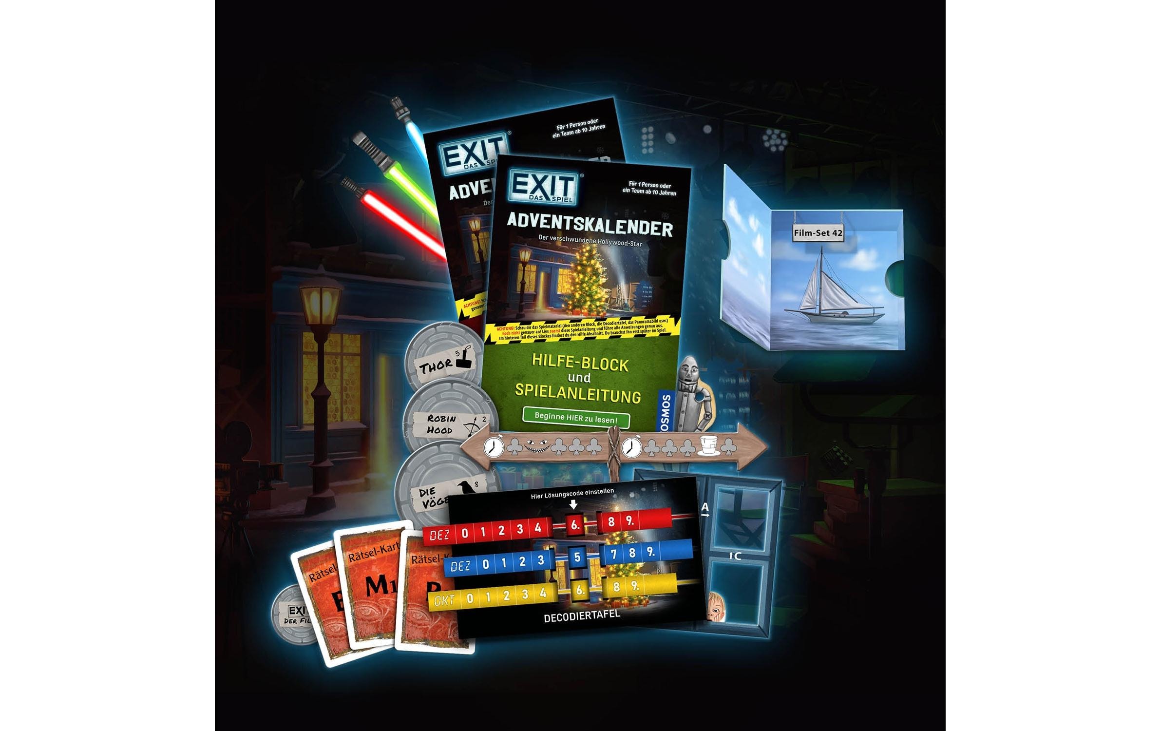Kosmos Spielzeug-Adventskalender »EXIT 2023 -DE-«, ab 10 Jahren