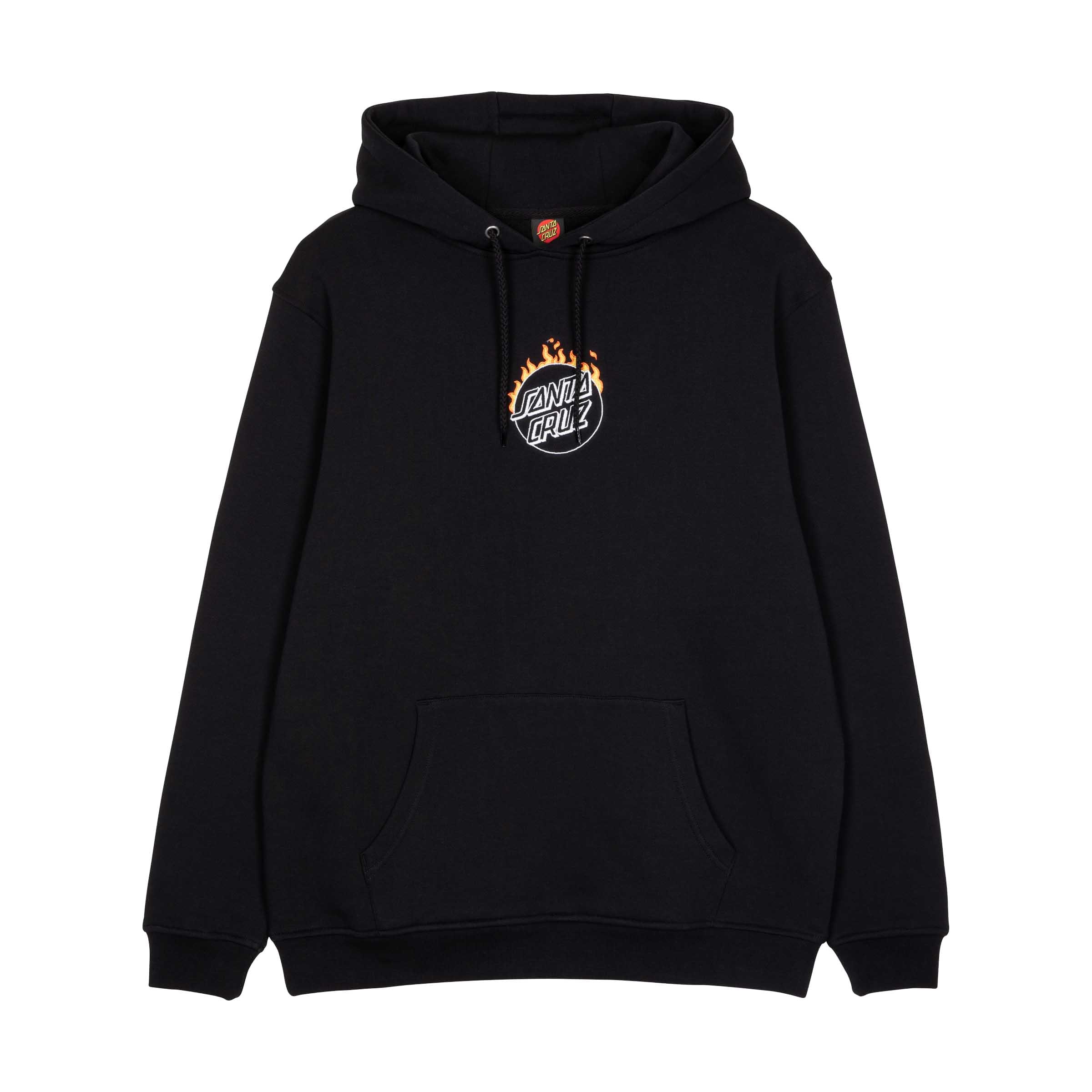 Image of Santa Cruz Hoodie "BURNT OPUS FRONT HOOD"