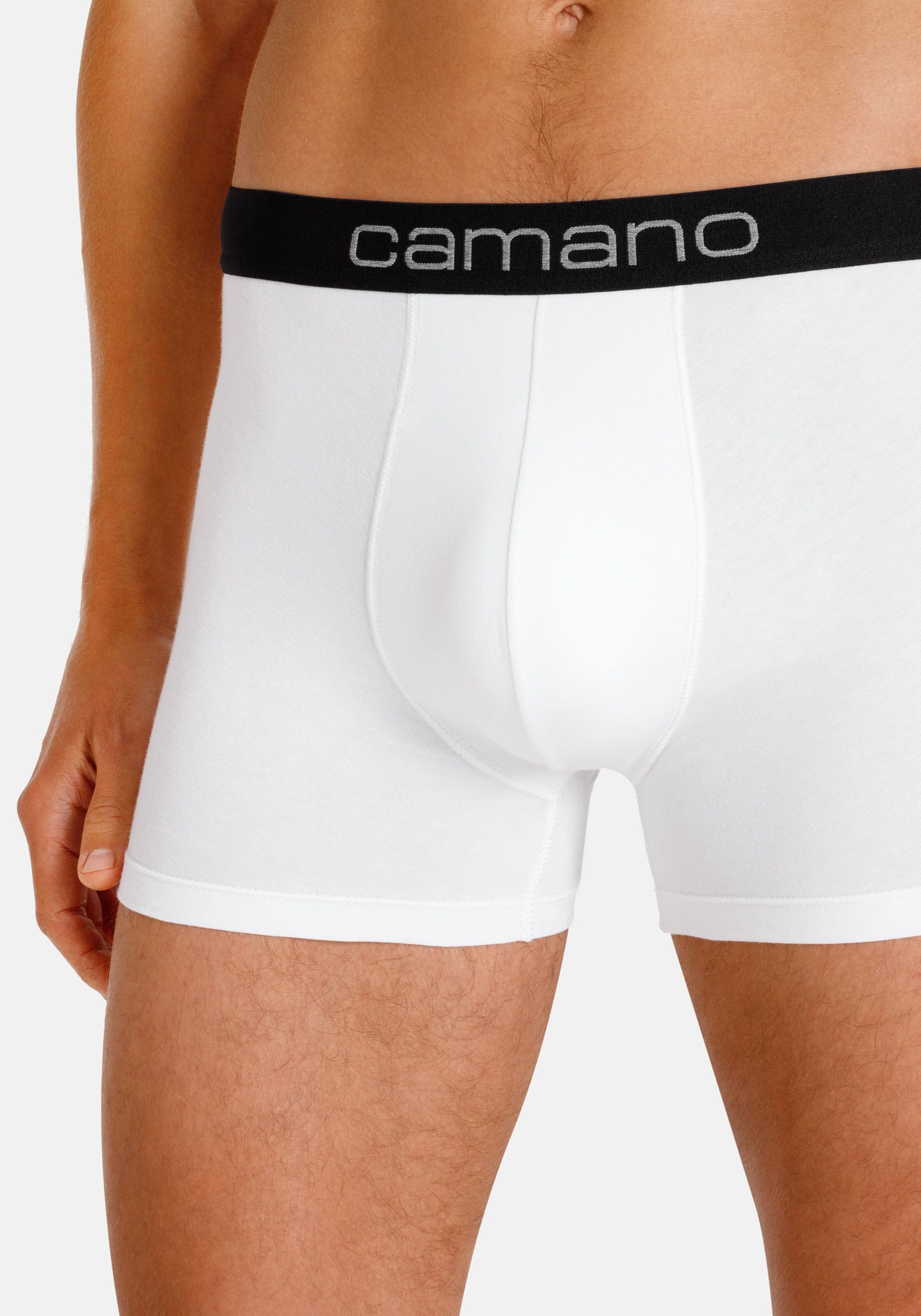 Camano Boxershorts »comfort« 6er Pack,  mit Stretch-Logobund