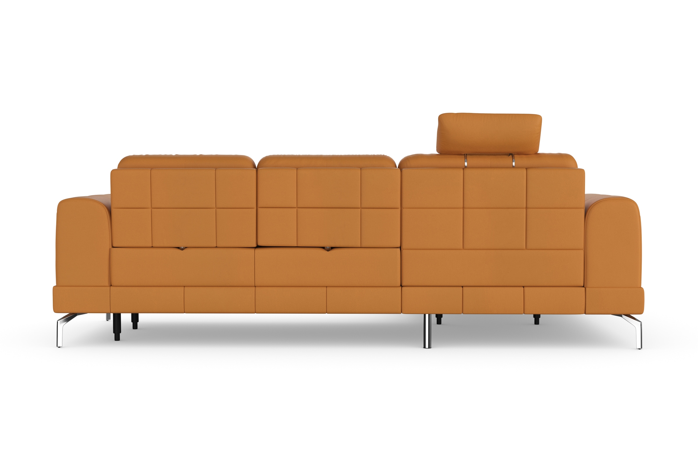 sit&more Ecksofa »Bendigo L-Form«, inklusive Sitztiefenverstellung, Bodenfreiheit 15 cm, 2 Fussfarben