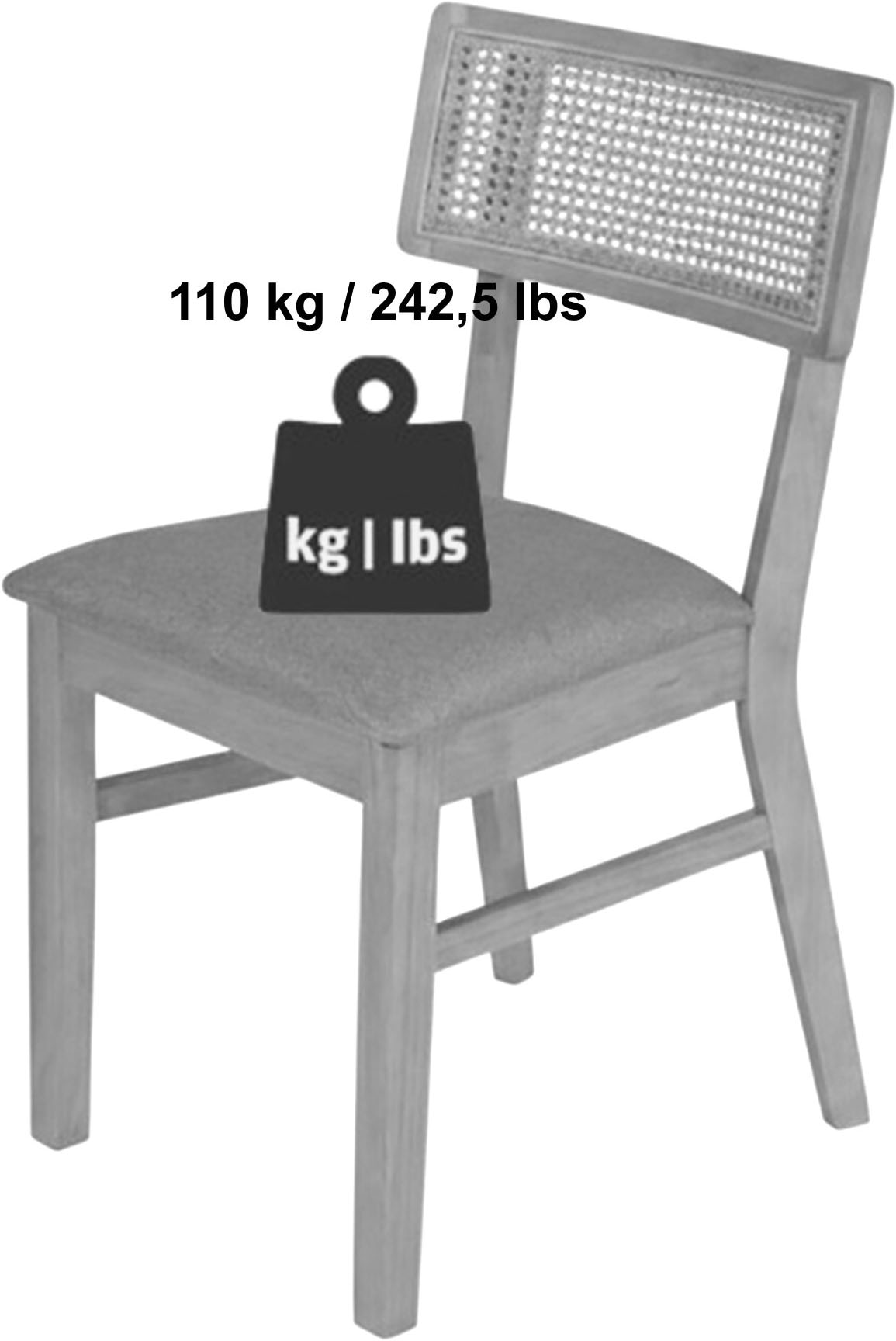 Jahnke Esszimmerstuhl »VIENNA SIT DUO« () Esszimmerstuhl (2er Set), Massivholz, gepolstert, bis 110 kg belastbar